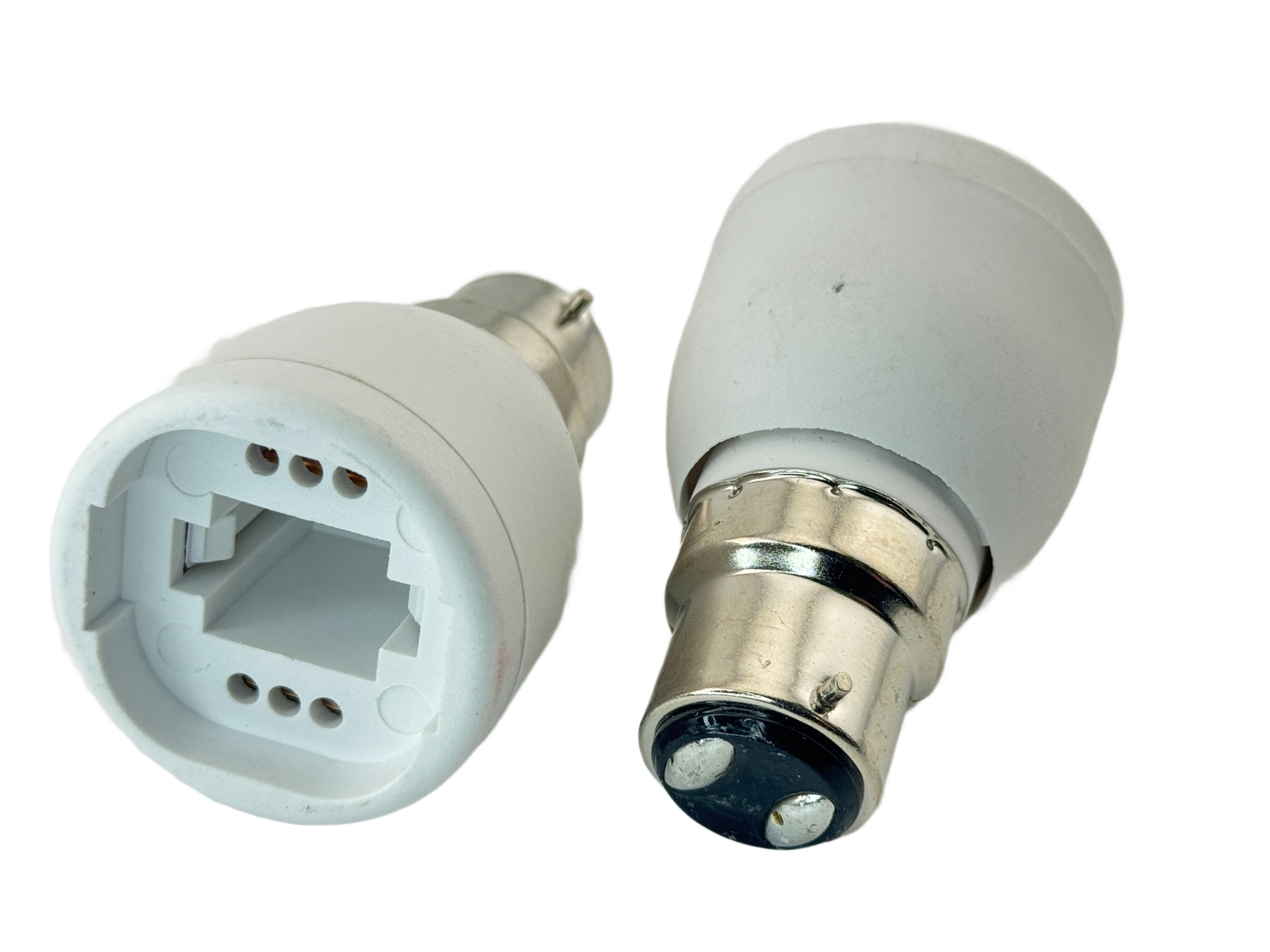 Rebaydo 2pcs B22 Male To G23 2 Pin Female Socket Converter