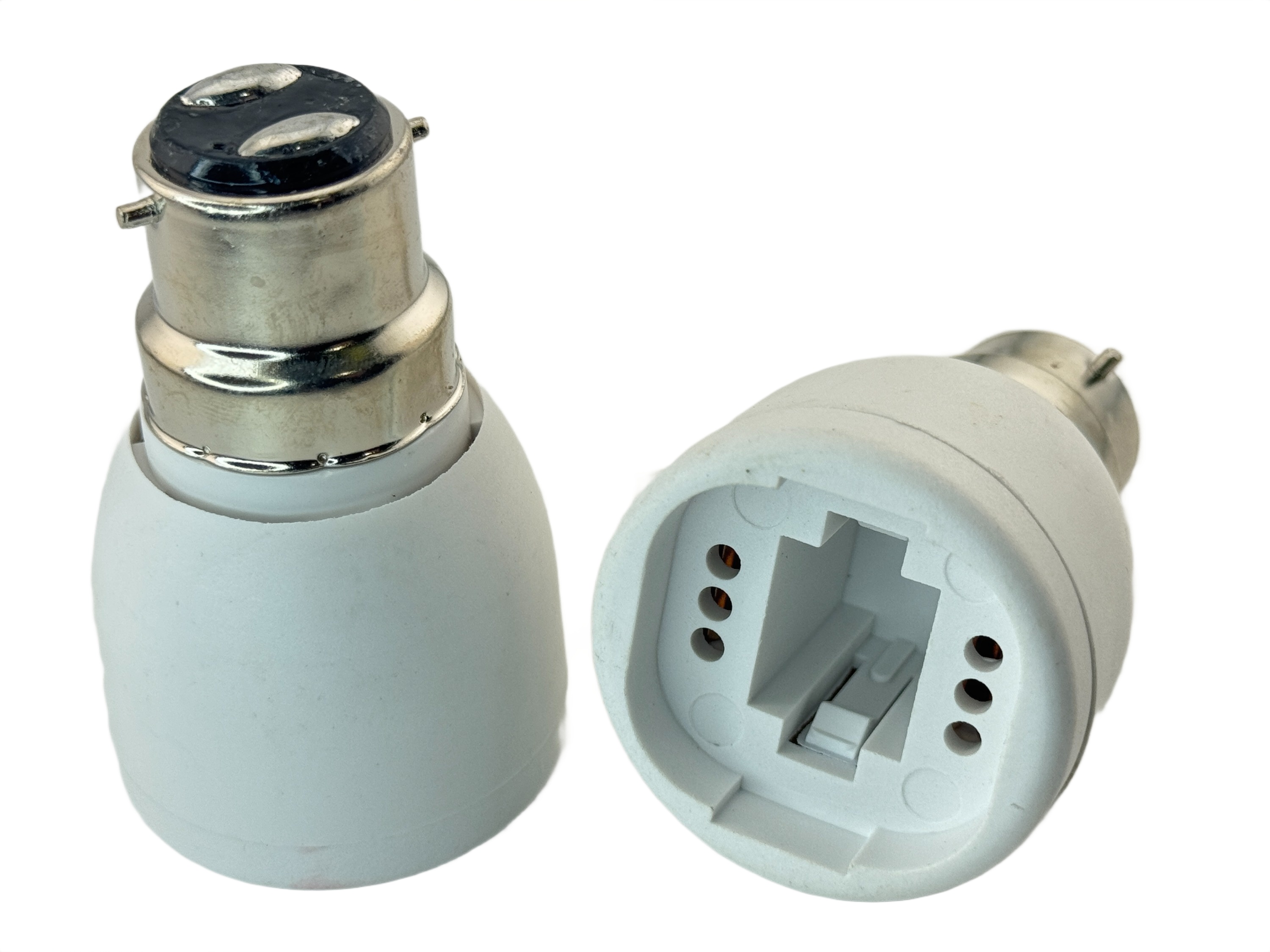Rebaydo 2pcs B22 Male To G23 2 Pin Female Socket Converter