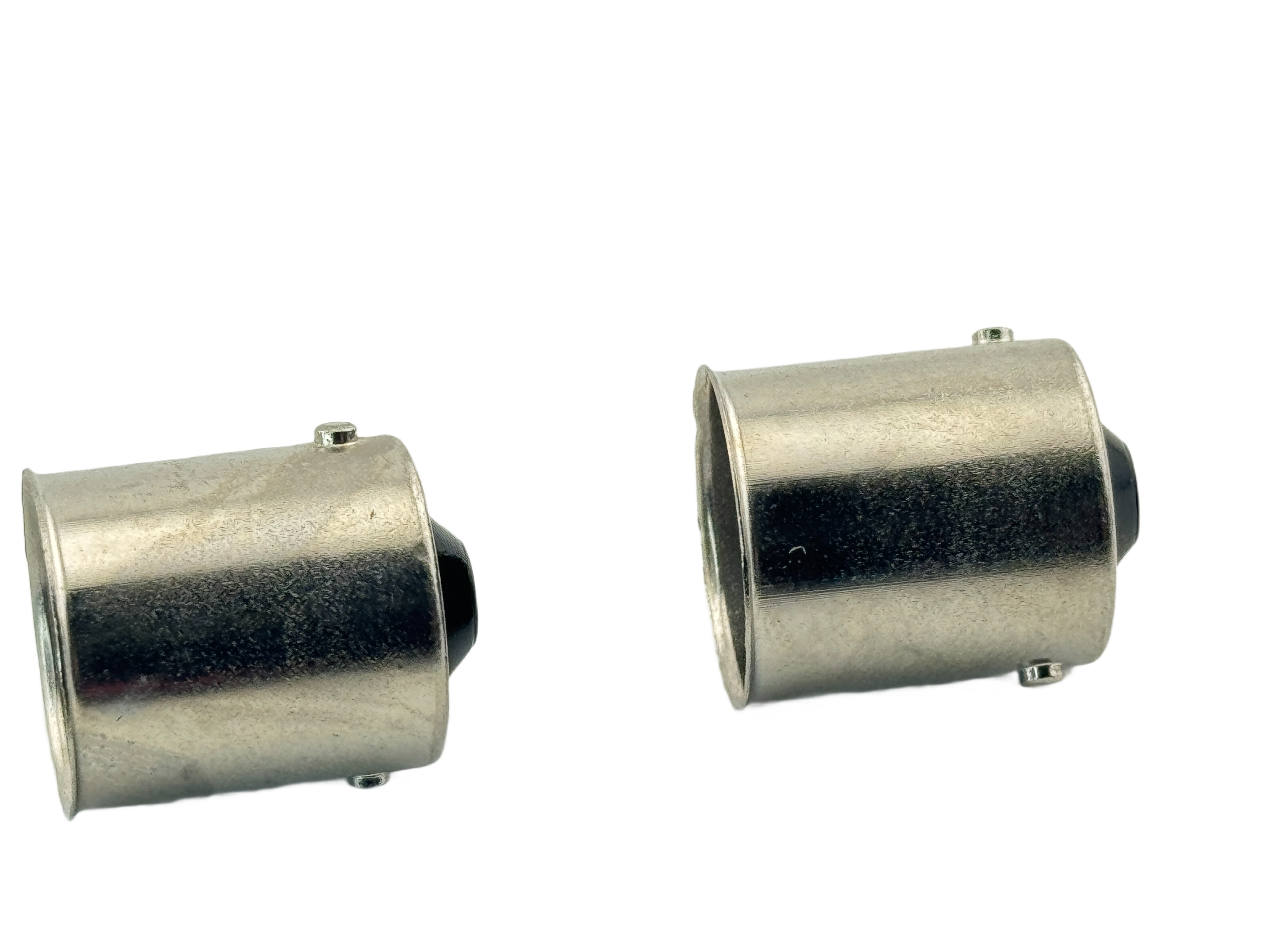 Rebaydo 2pcs BA15S Male Solderable Copper Base Cap 