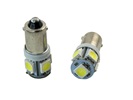 Rebaydo 2pcs BA9S LED Bulb 6 Volt 5 SMD T3 1/4 Dimmable