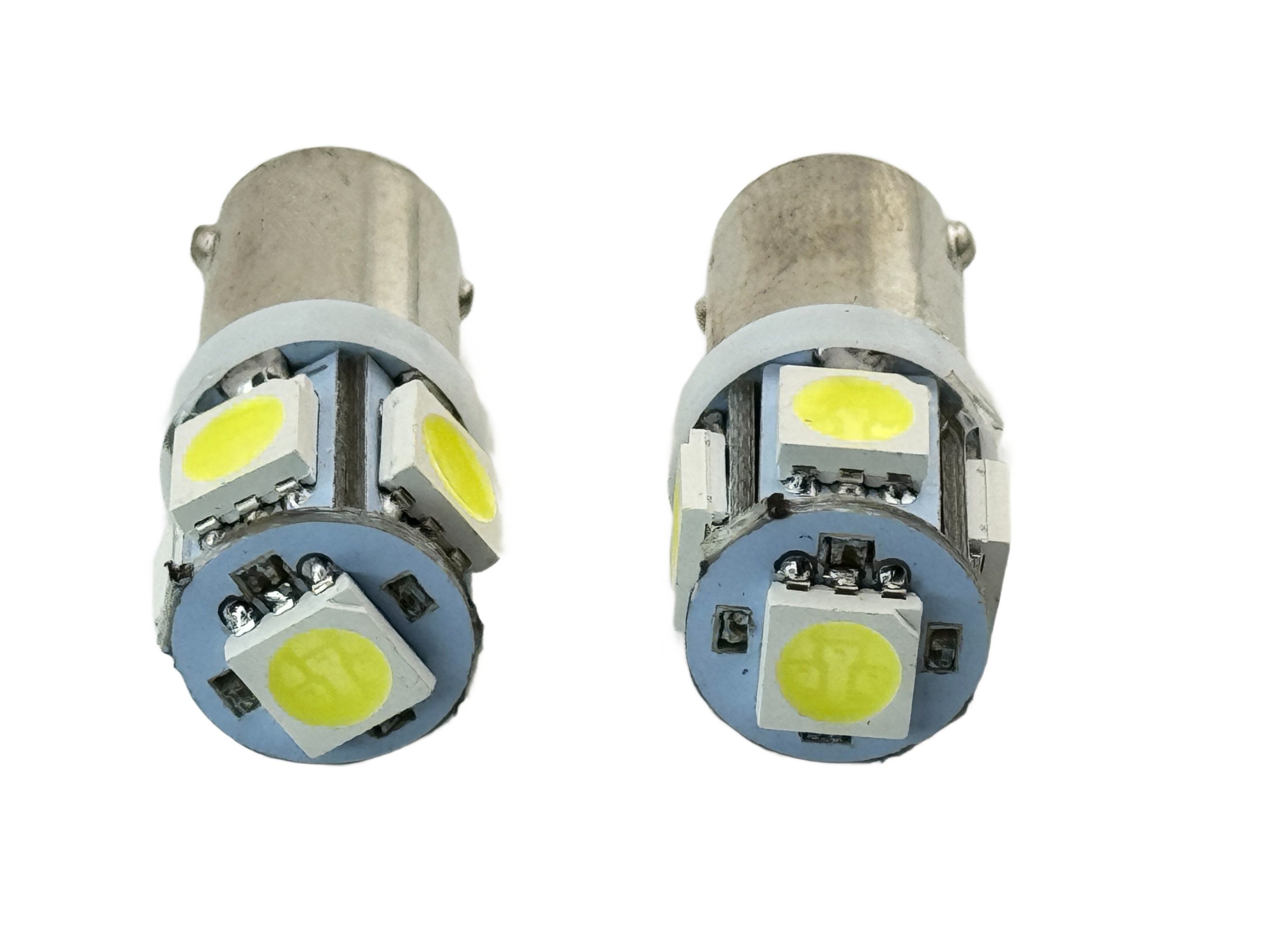 Rebaydo 2pcs BA9S LED Bulb 6 Volt 5 SMD T3 1/4 Dimmable