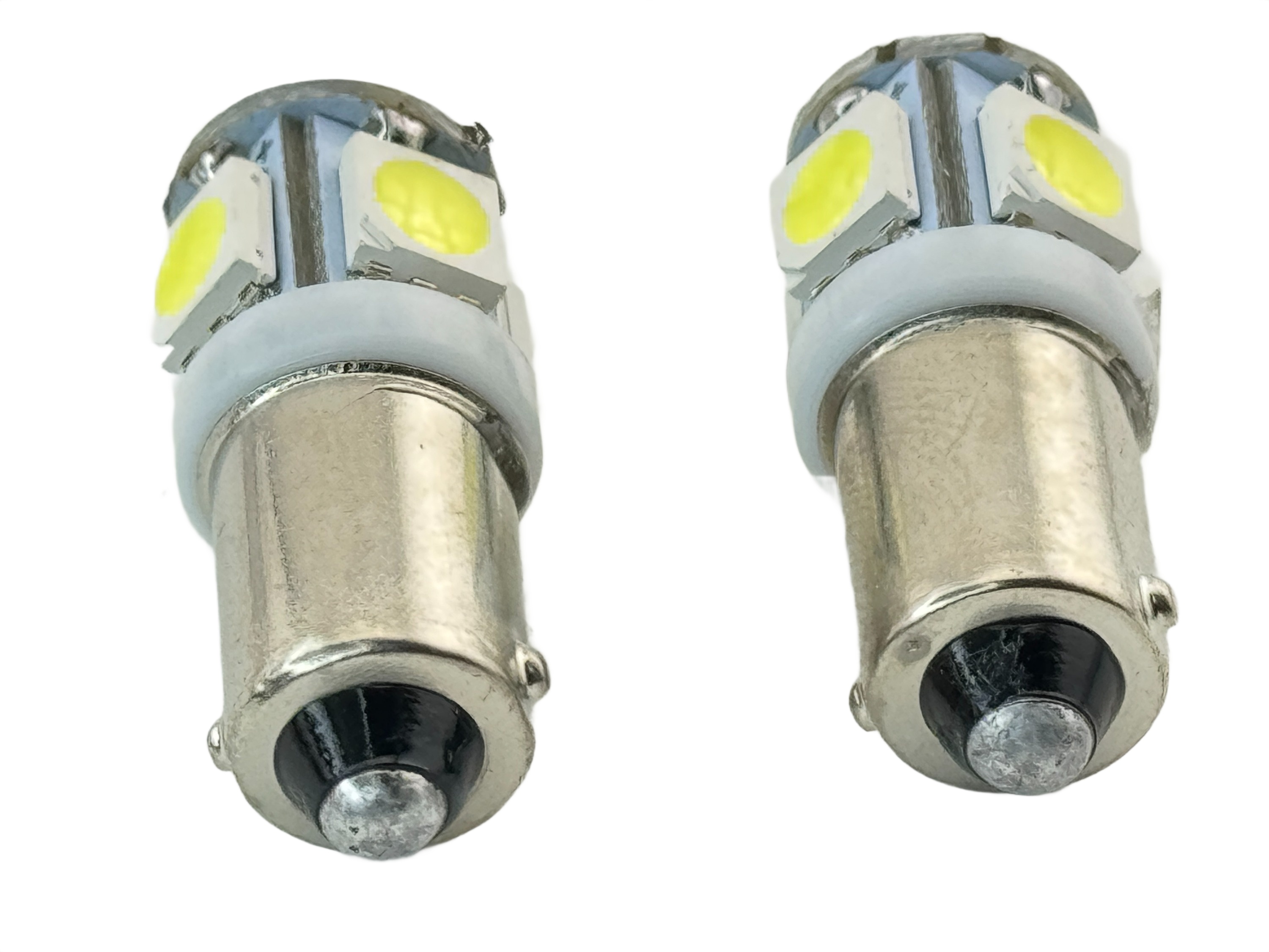 Rebaydo 2pcs BA9S LED Bulb 6 Volt 5 SMD T3 1/4 Dimmable
