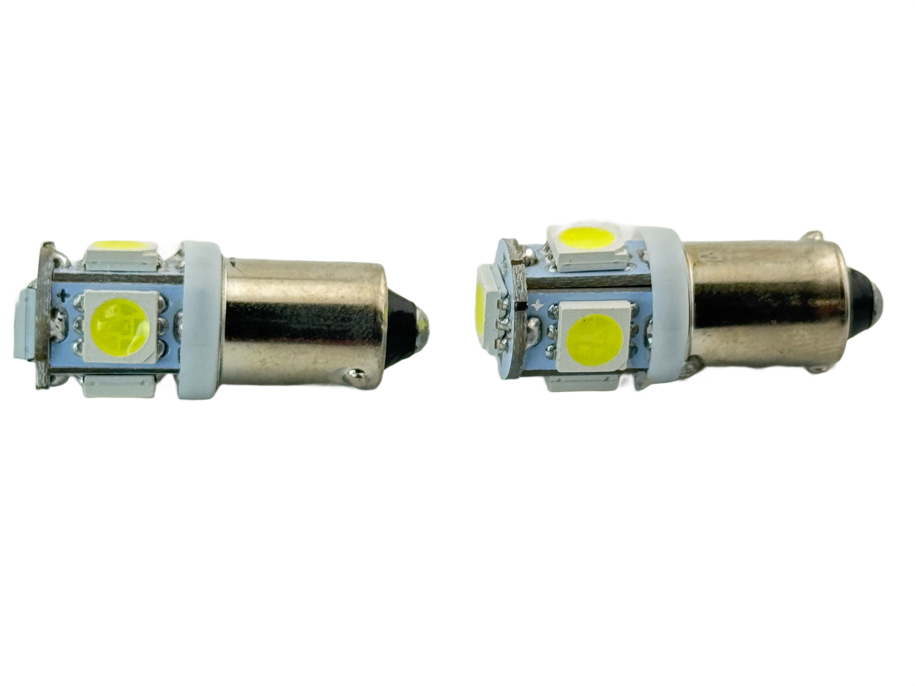 Rebaydo 2pcs BA9S LED Bulb 6 Volt 5 SMD T3 1/4 Dimmable