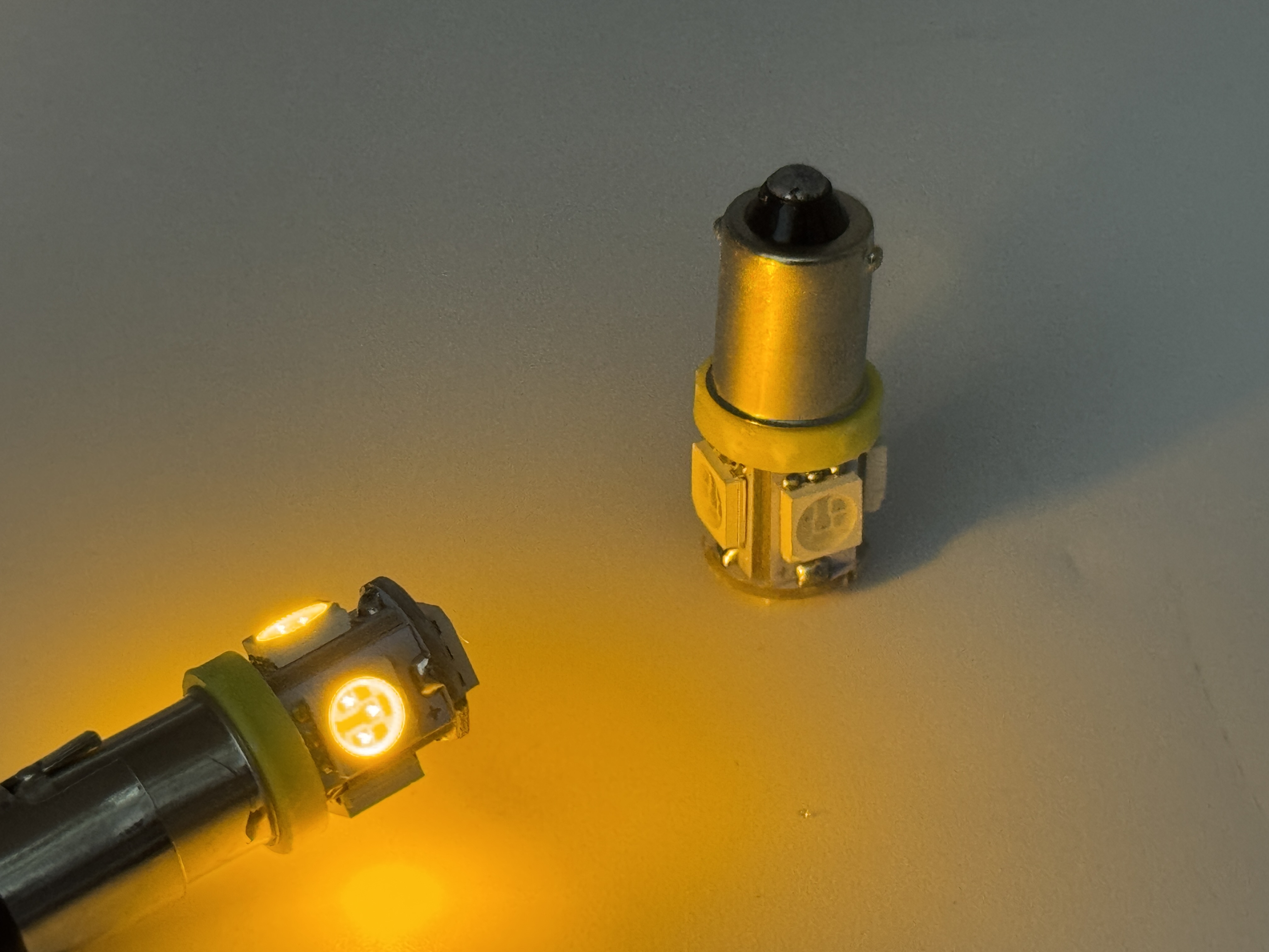 Rebaydo 2pcs BA9S LED Bulb 6 Volt 5 SMD T3 1/4 Dimmable