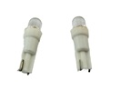 Rebaydo 2pcs 74 LED Bulb Wedge Base T5 Short Round LED 6 to 12 Volt DC