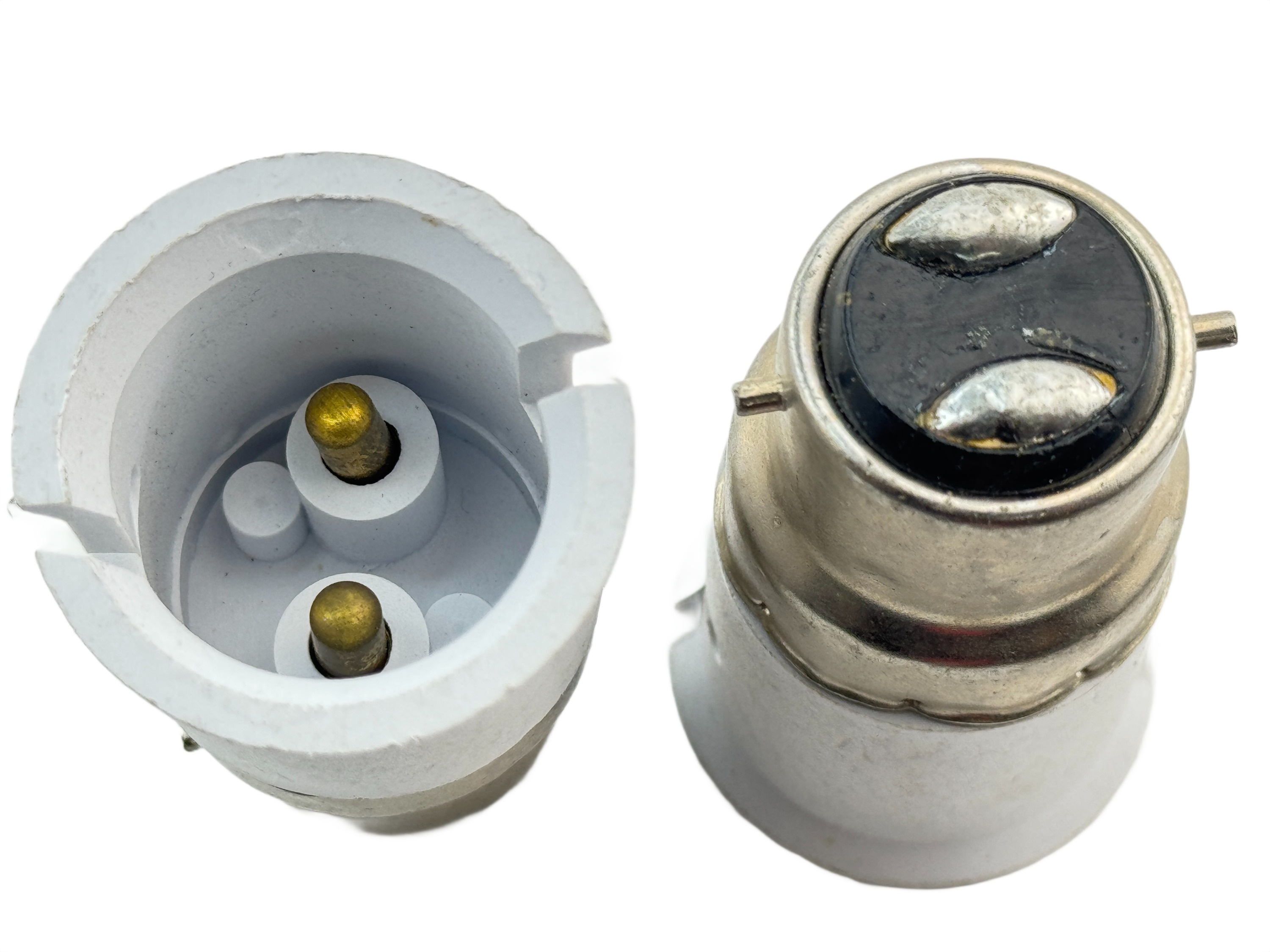 Rebaydo 2pcs B22 Male to B22 Female Socket Extender