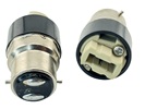Rebaydo 2pcs B22 Male to G9 Female Socket Converter
