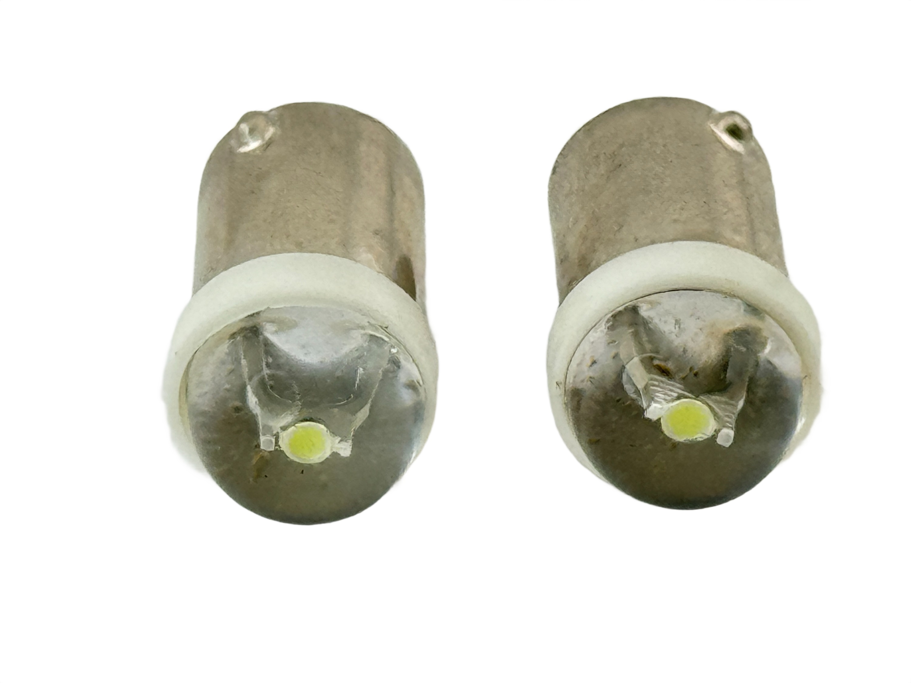 Rebaydo 2pcs Miniature Bulb BA9S Base Short Round 24 Volts DC