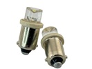Rebaydo 2pcs 6253 LED Bulb BA9S Concave 12V DC 