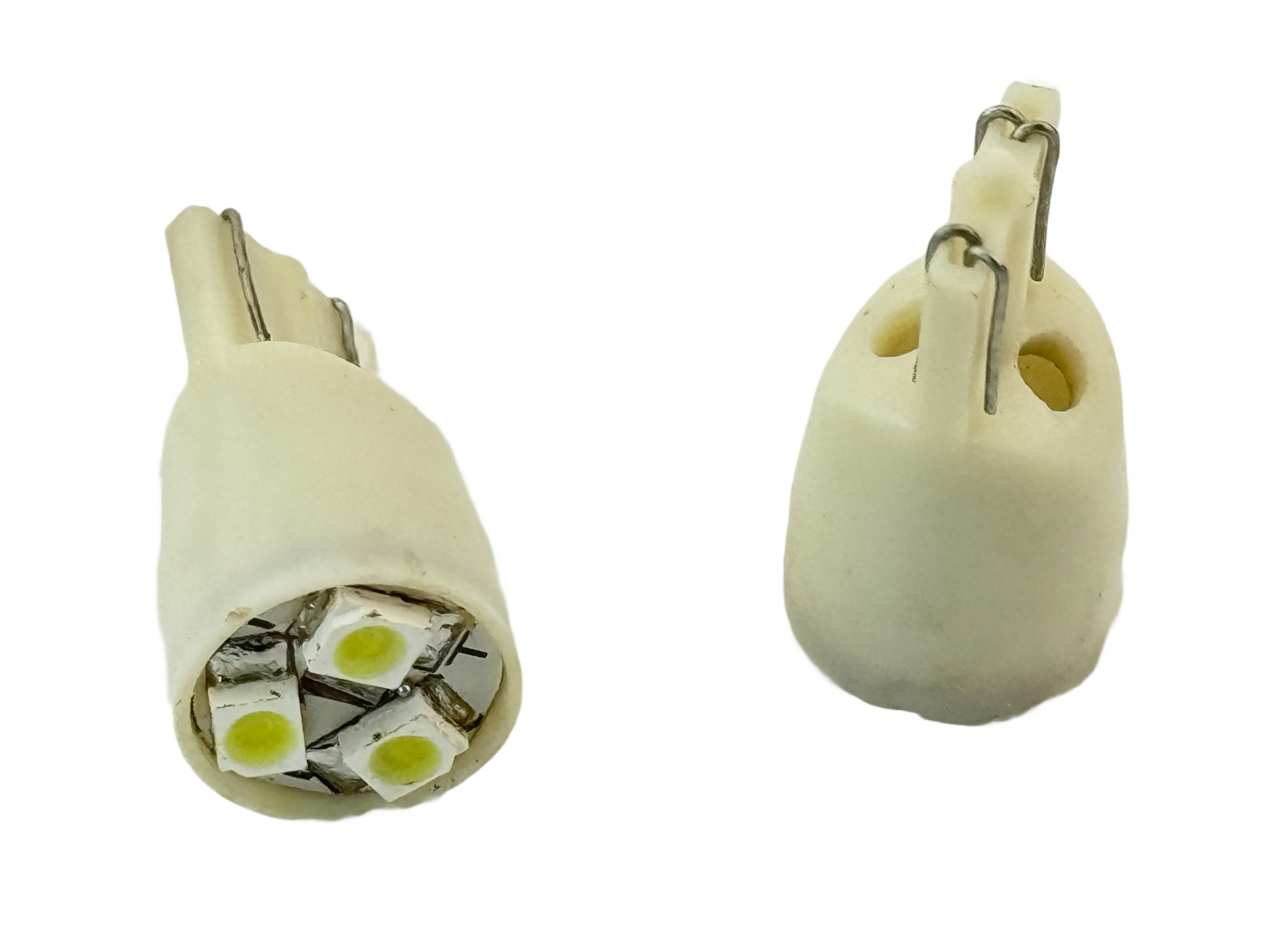 3 Ultra bright S.M.T. L.E.D. T10 Wedge Forward Firing LED Lamp product 47567