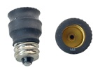 Rebaydo 2pcs E12 Male To E12 Female Socket Extension Adapter