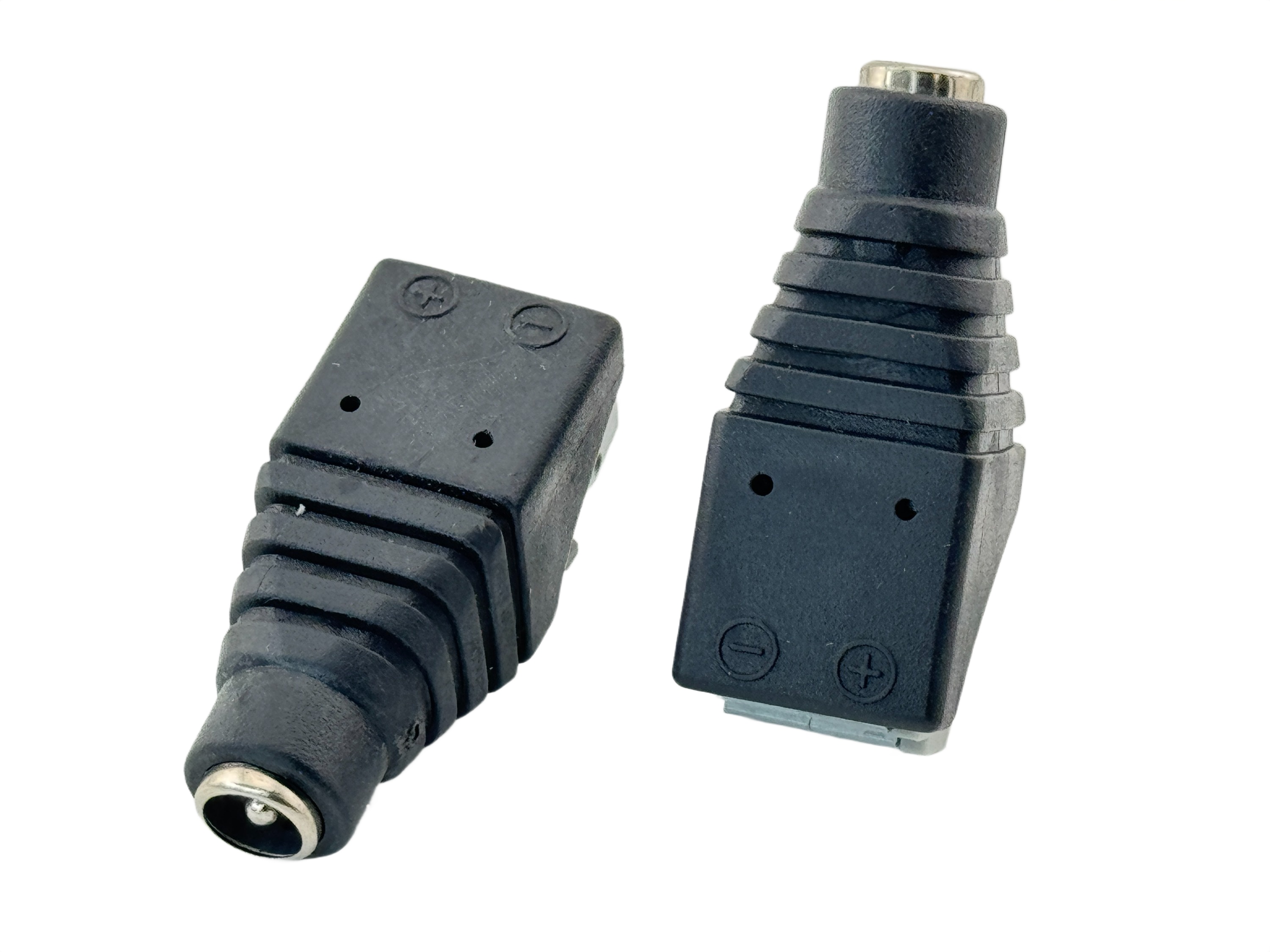 Rebaydo 2pcs 5.5mm x 2.1mm Female Connector Push Button Wire Terminal