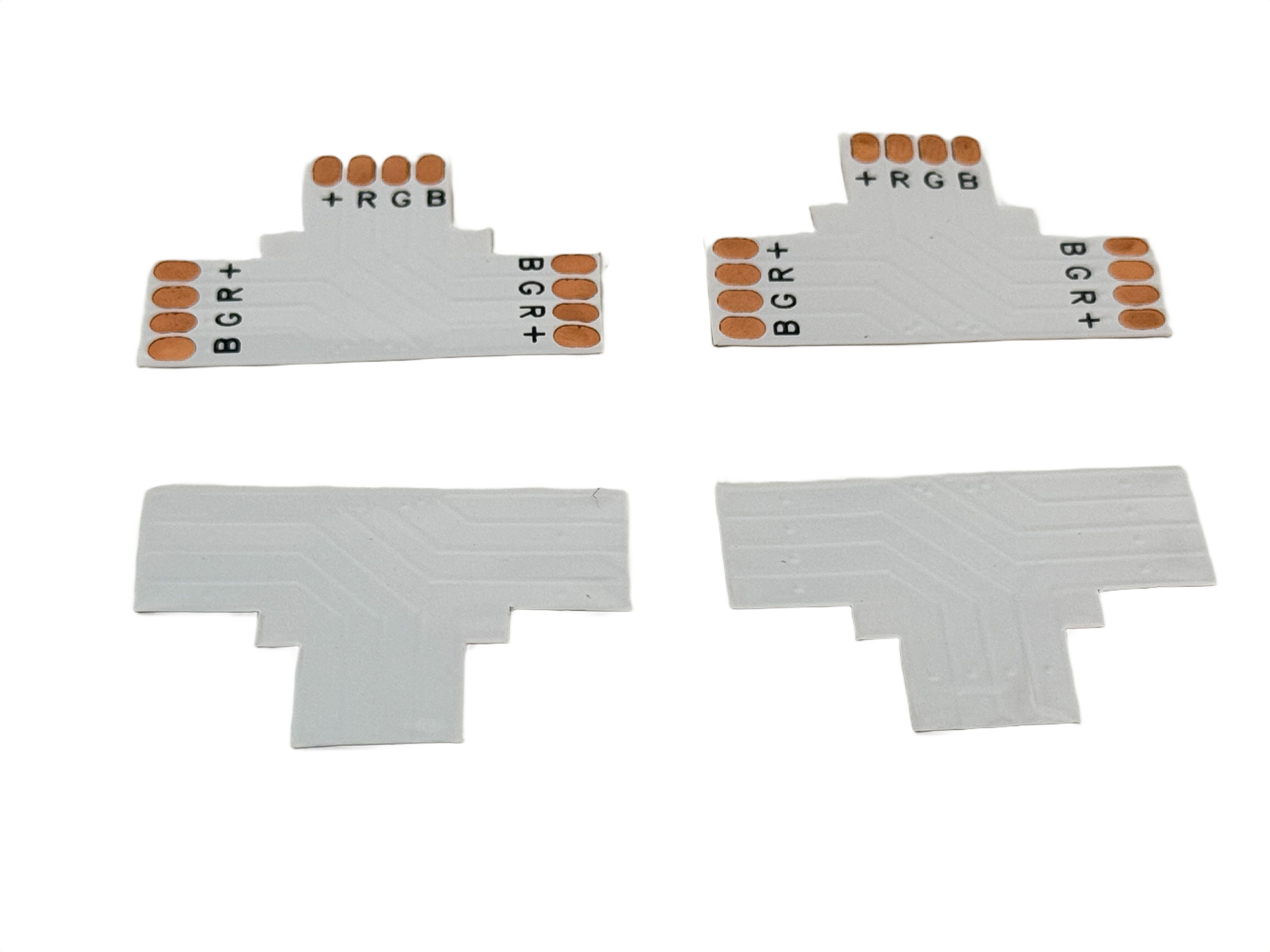 Connector 10mm 4 Conductor 3 Way Solder Less PCB