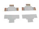 Connector 10mm 4 Conductor 3 Way Solder Less PCB