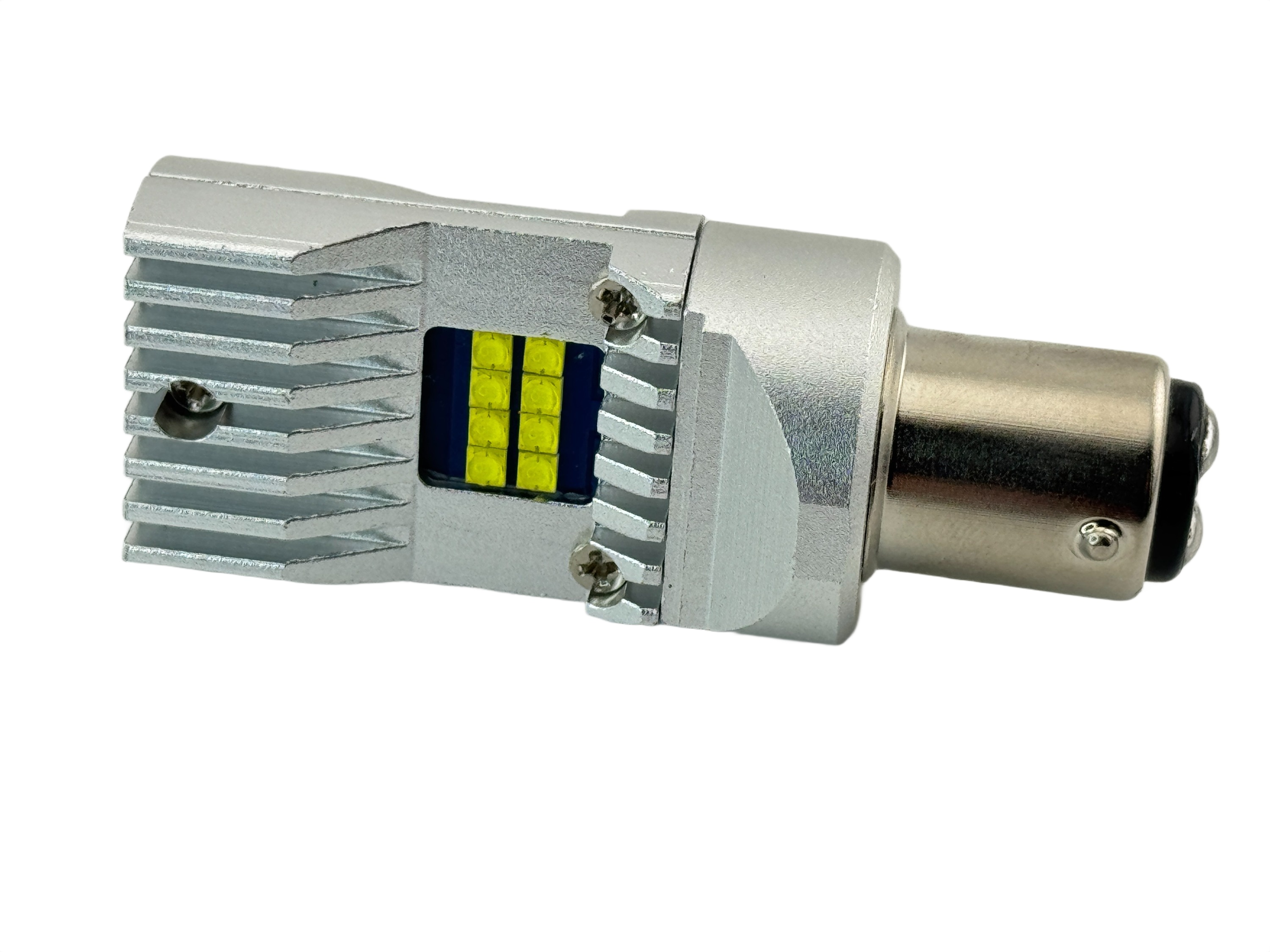Image of a led headlight 6 volt positive ground ba15d 1158