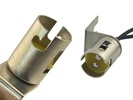 Rebaydo 2pcs BA15D Female Socket With Stand and Wires