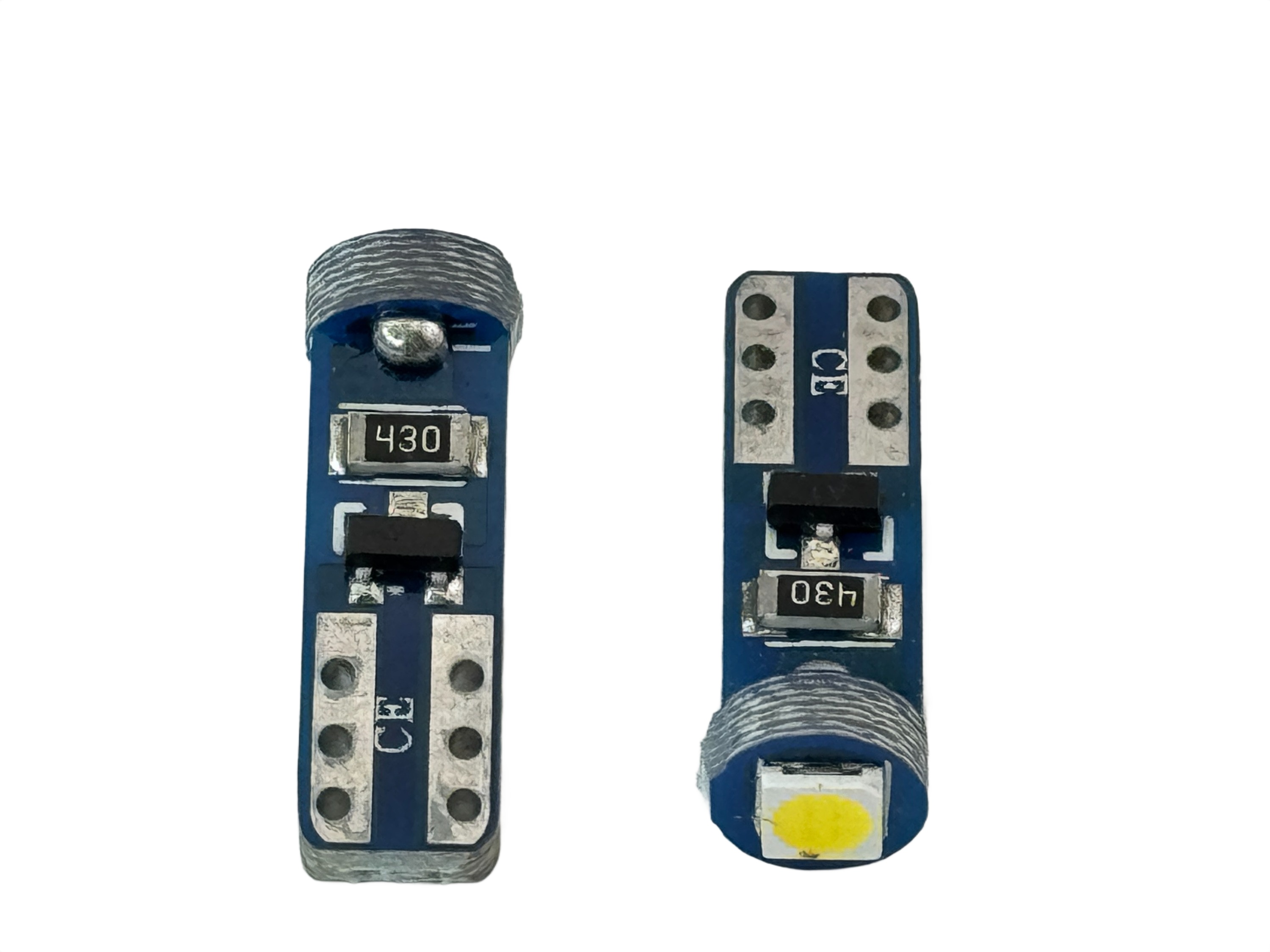 Rebaydo 2pcs 79 LED Bulb T5 Wedge Base 1 3030 6 Volt