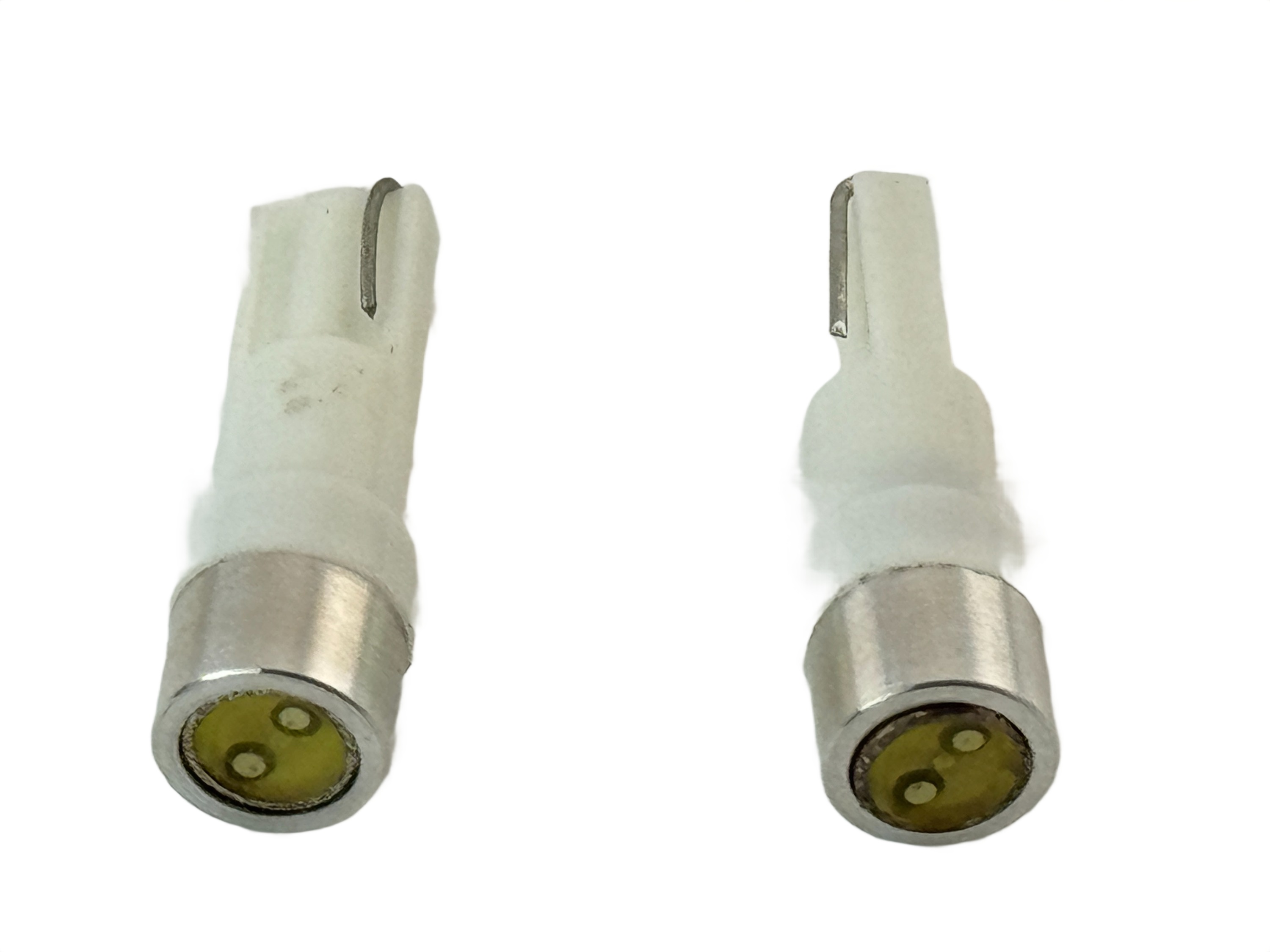 Rebaydo 2pcs Miniature Wedge T5 0.5 Watt LED 12 VDC T1-3/4