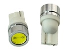 Rebaydo 2pcs 194 LED Bulb T10 Wedge Base 1 Watt 12V DC T3 1/4