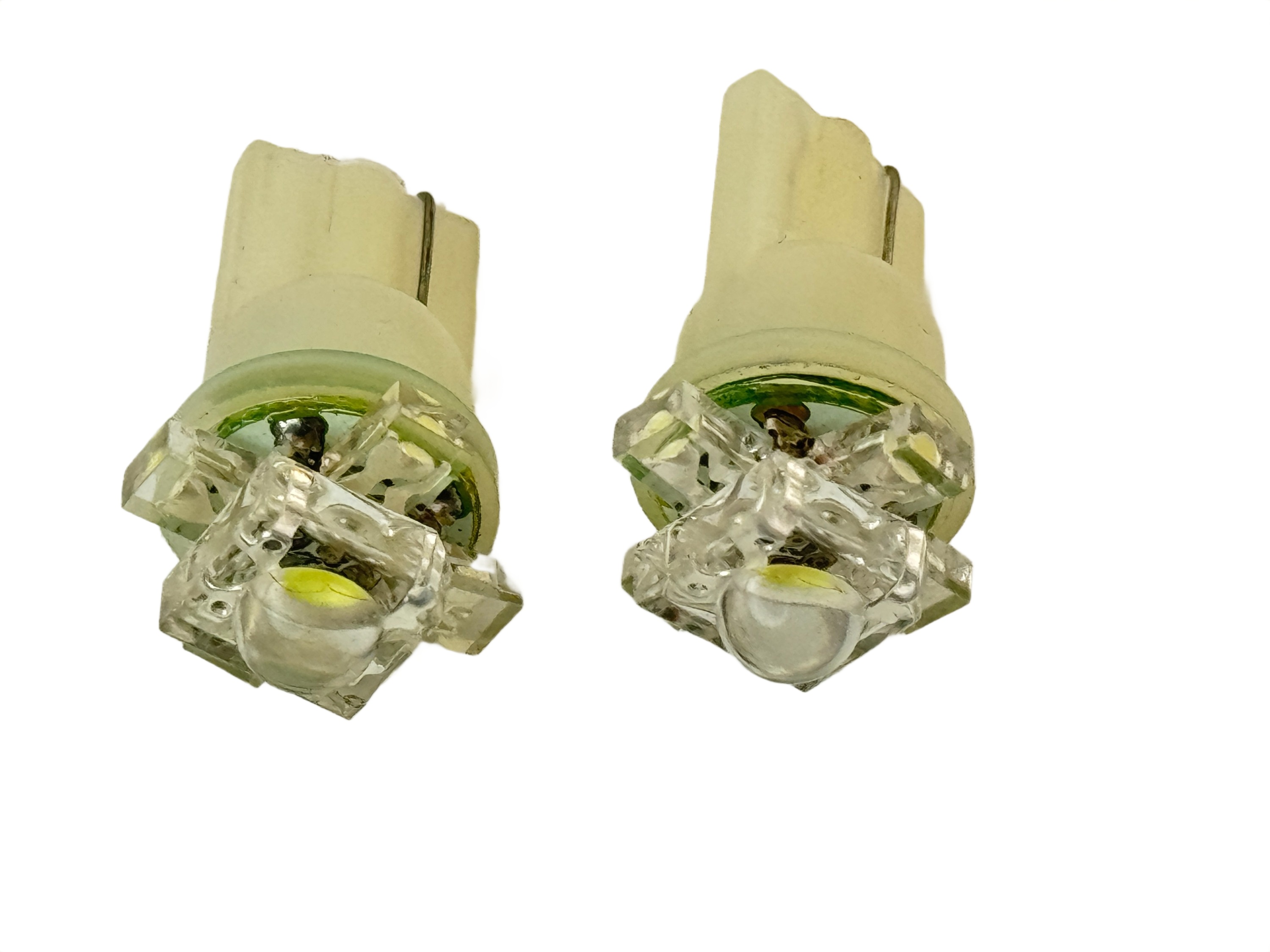 Rebaydo 2pcs 5 LED 194 T10 Wedge Light 12V DC