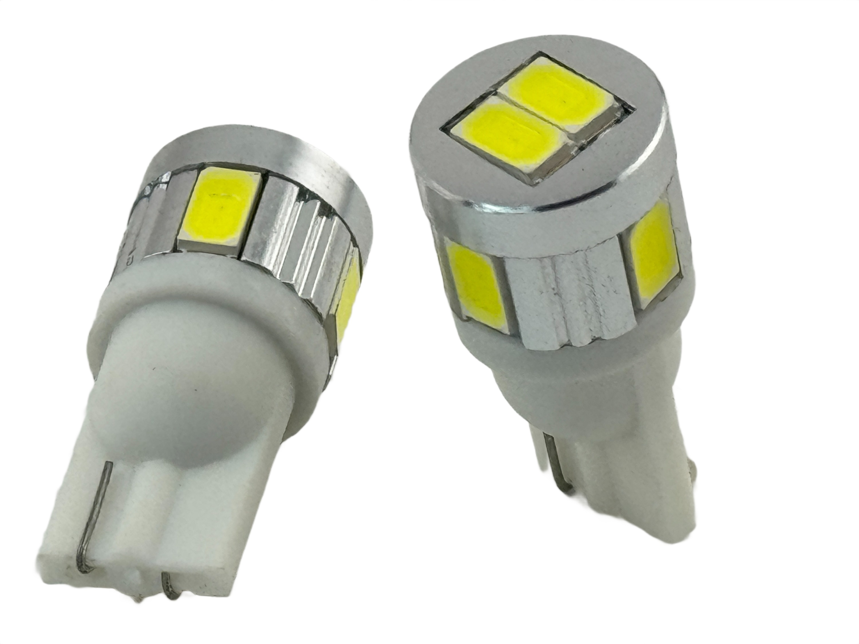 Rebaydo 2pcs 194 LED Bulb T10 Wedge Base Super Bright 12V DC T3 1/4 CAN bus