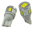 Rebaydo 2pcs 194 LED Bulb T10 Wedge Base Super Bright 12V DC T3 1/4 CAN bus