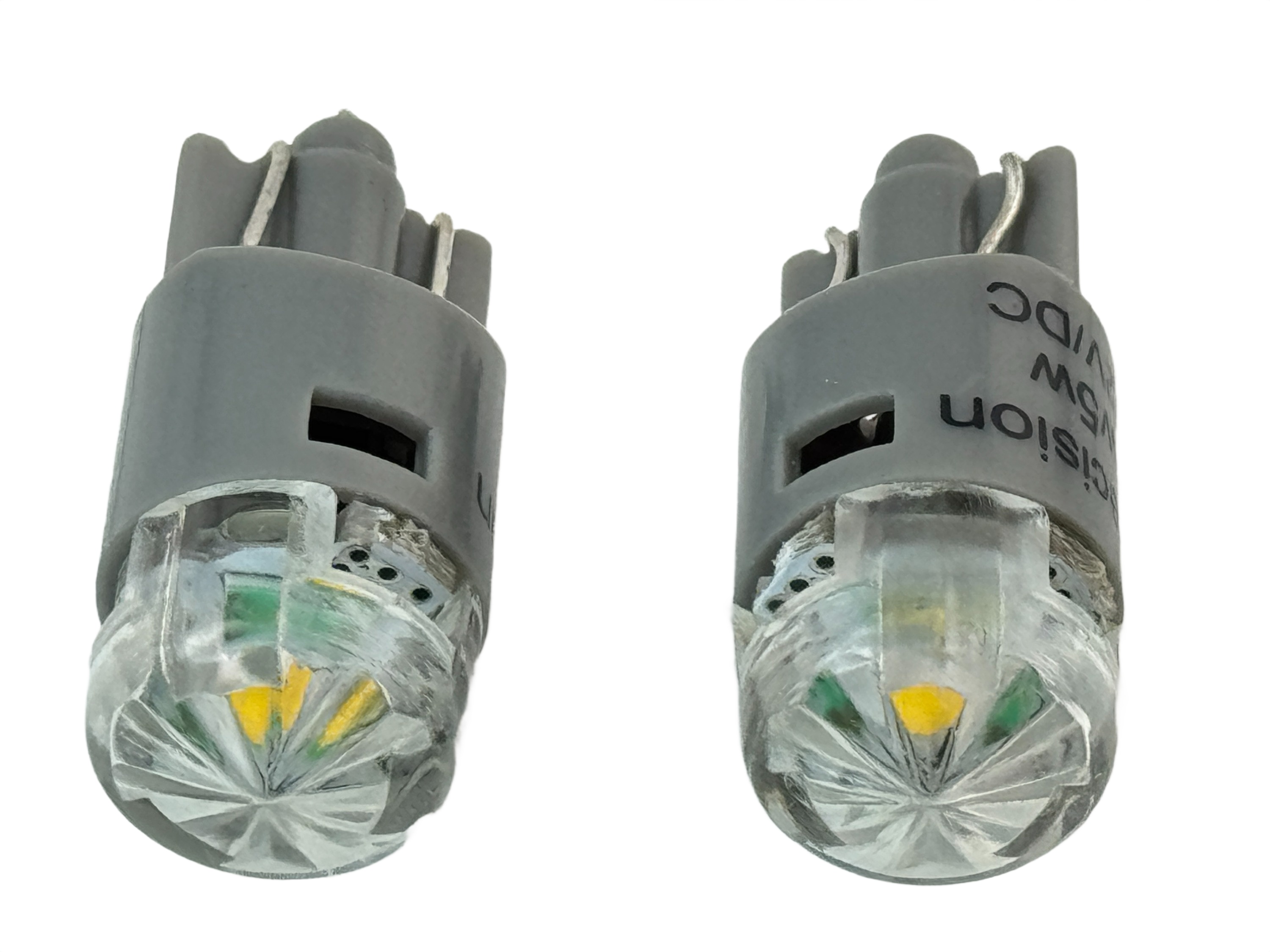 Rebaydo 2pcs T10 Wedge Base 3W 12V DC T3 1/4 LED Bulb