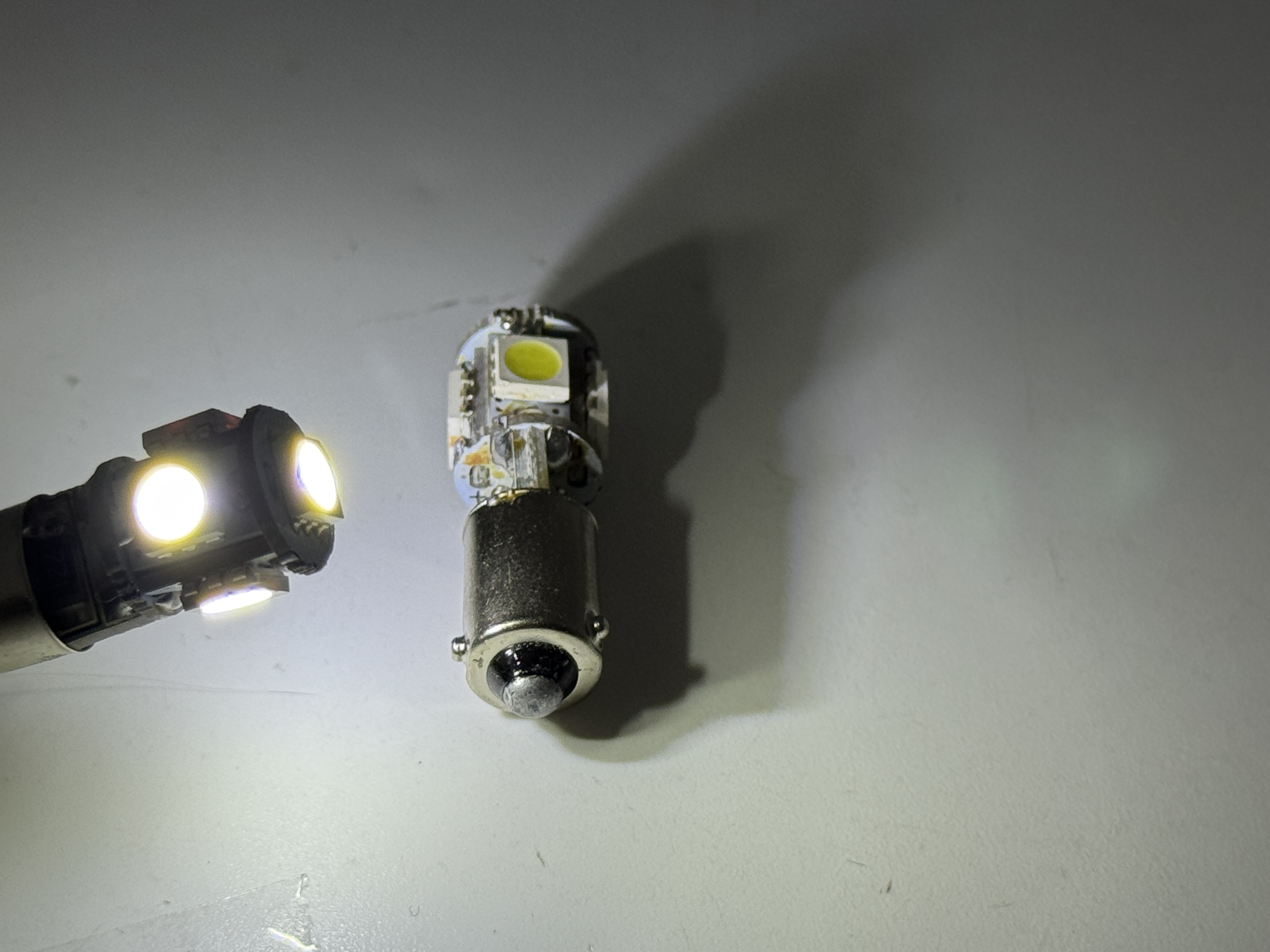 Miniature Bulb BAX9S Base 5 5050 1.5W LED 12V DC T3 1/4