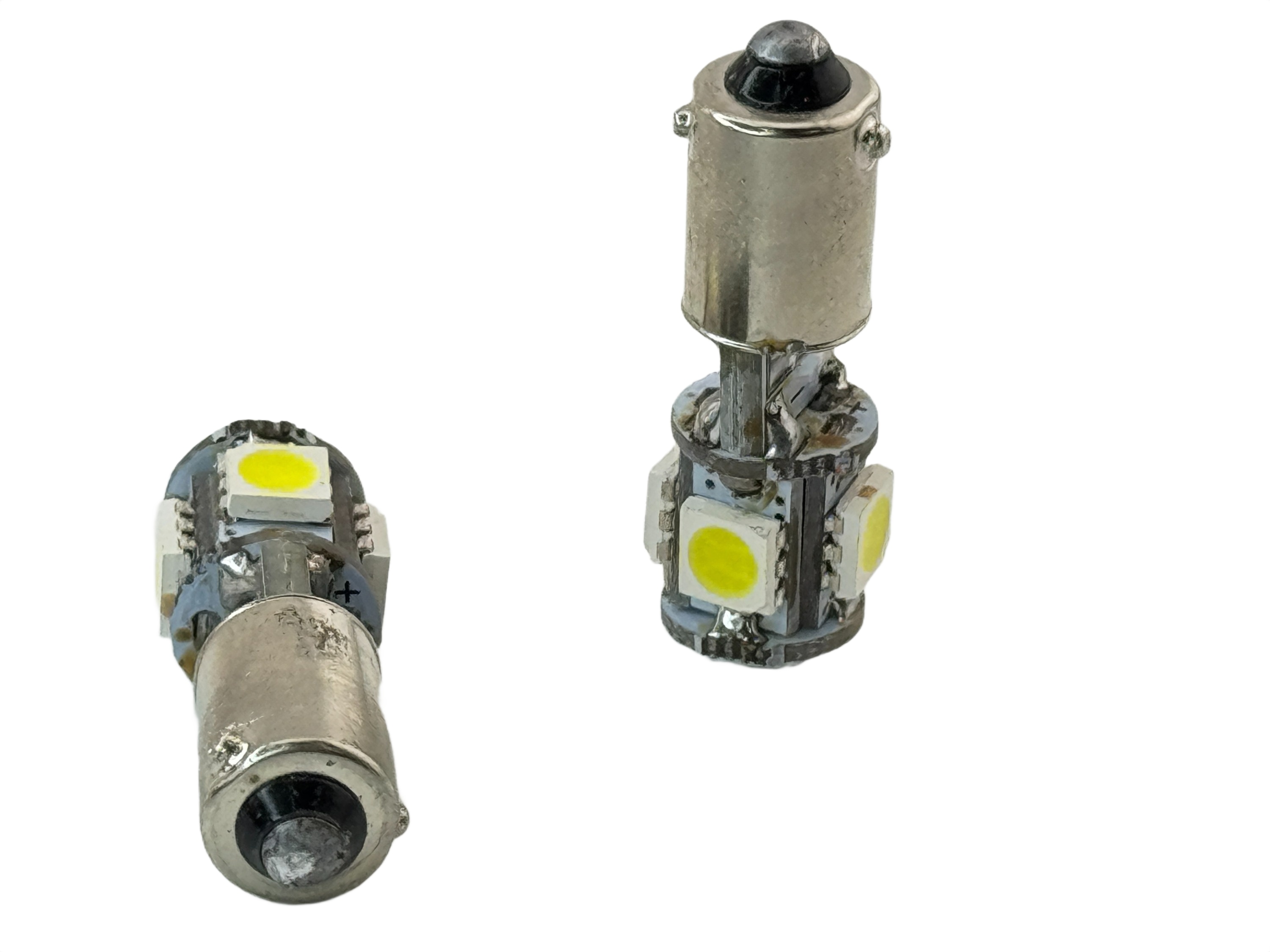Miniature Bulb BAX9S Base 5 5050 1.5W LED 12V DC T3 1/4