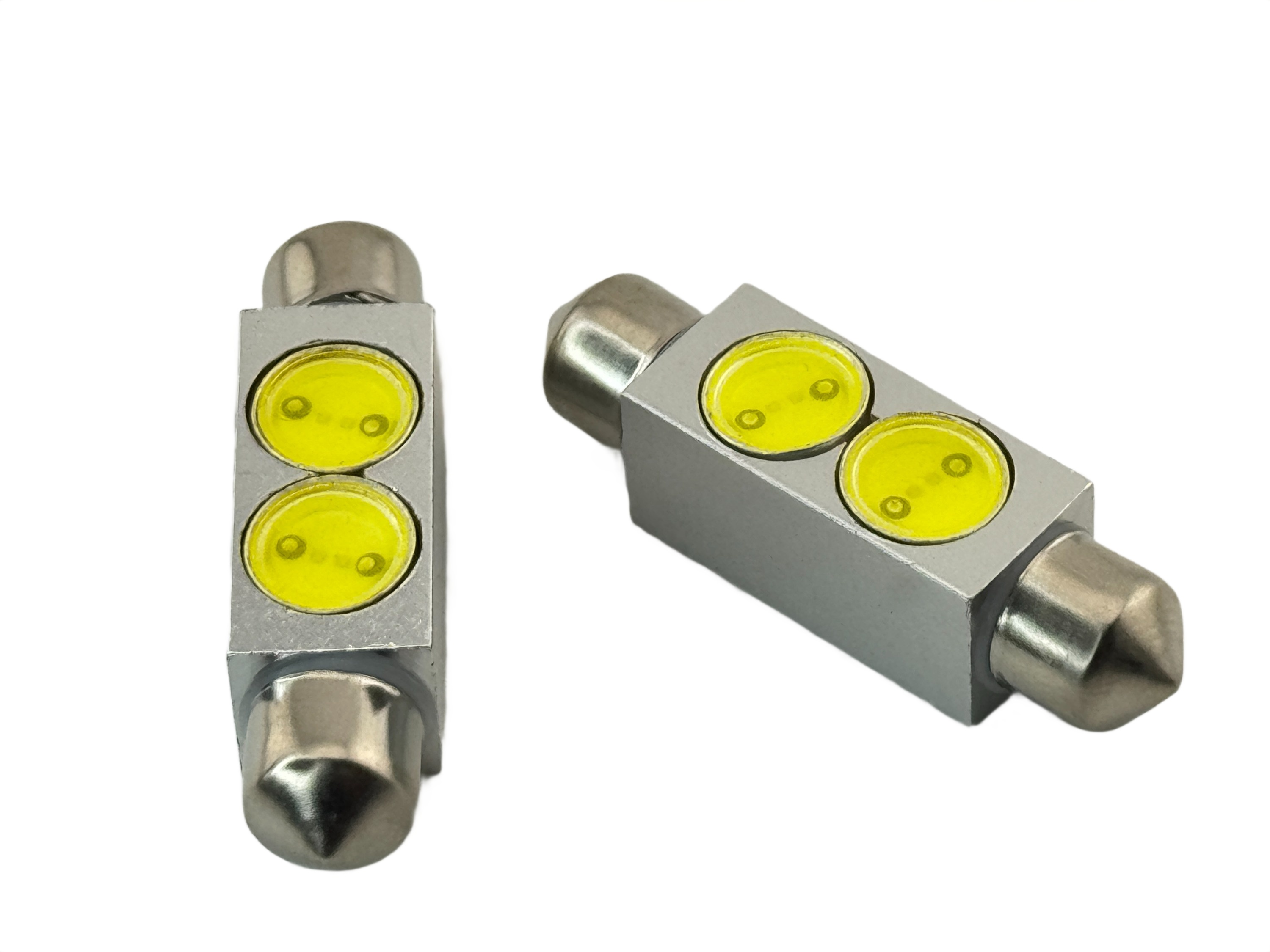 Rebaydo 2pcs 2 Watt LED Festoon Bulb 1-3/4" or 42mm