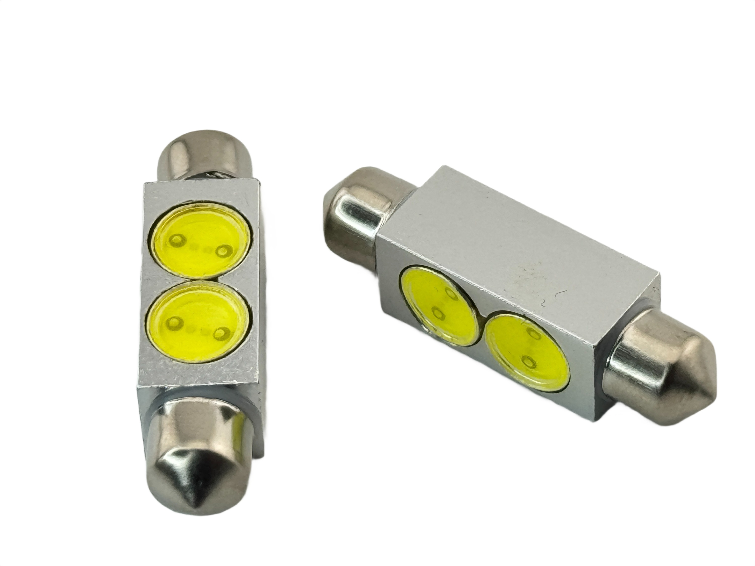 Rebaydo 2pcs 2 Watt LED Festoon Bulb 1-3/4" or 42mm