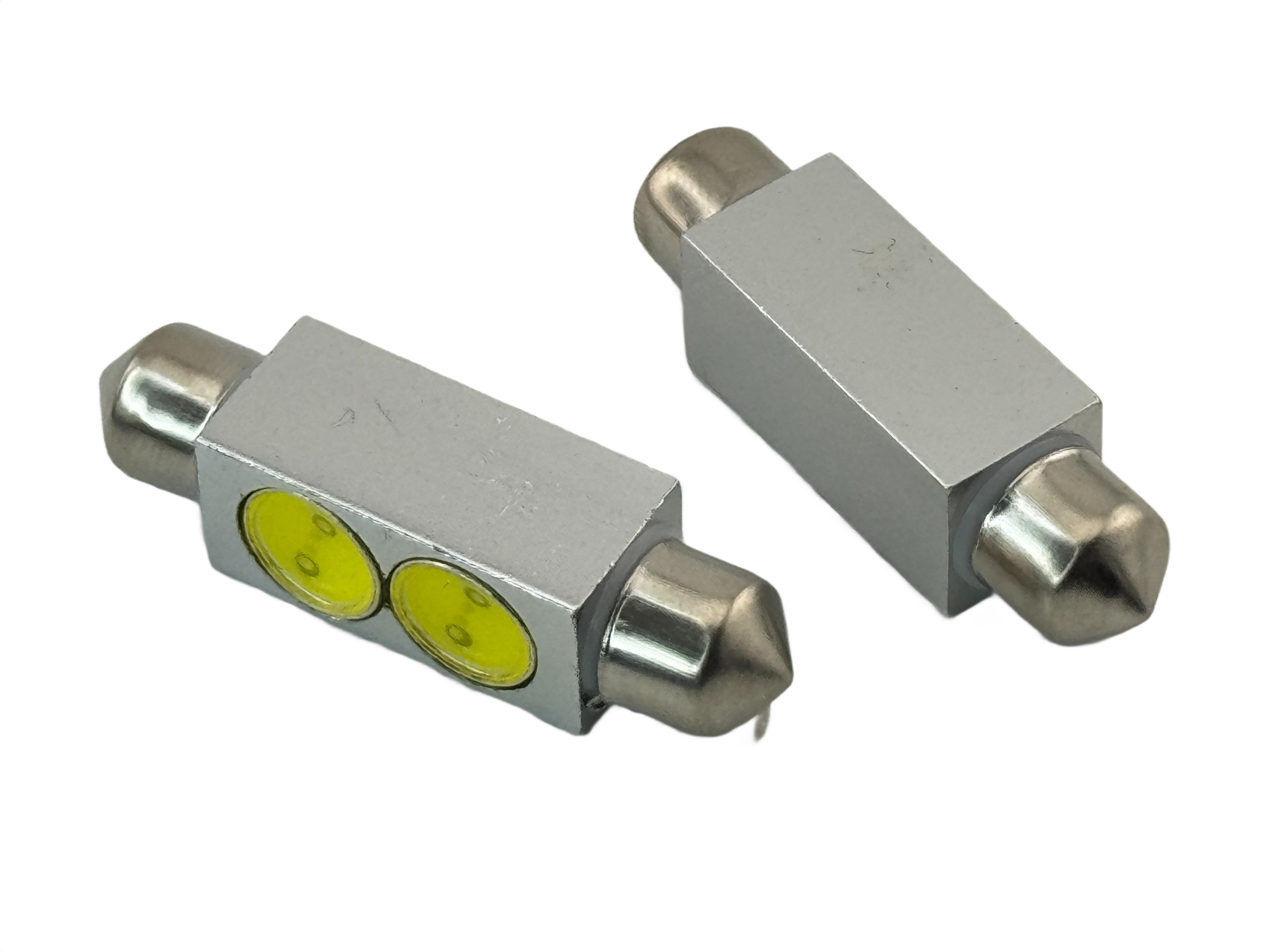 Rebaydo 2pcs 2 Watt LED Festoon Bulb 1-3/4" or 42mm