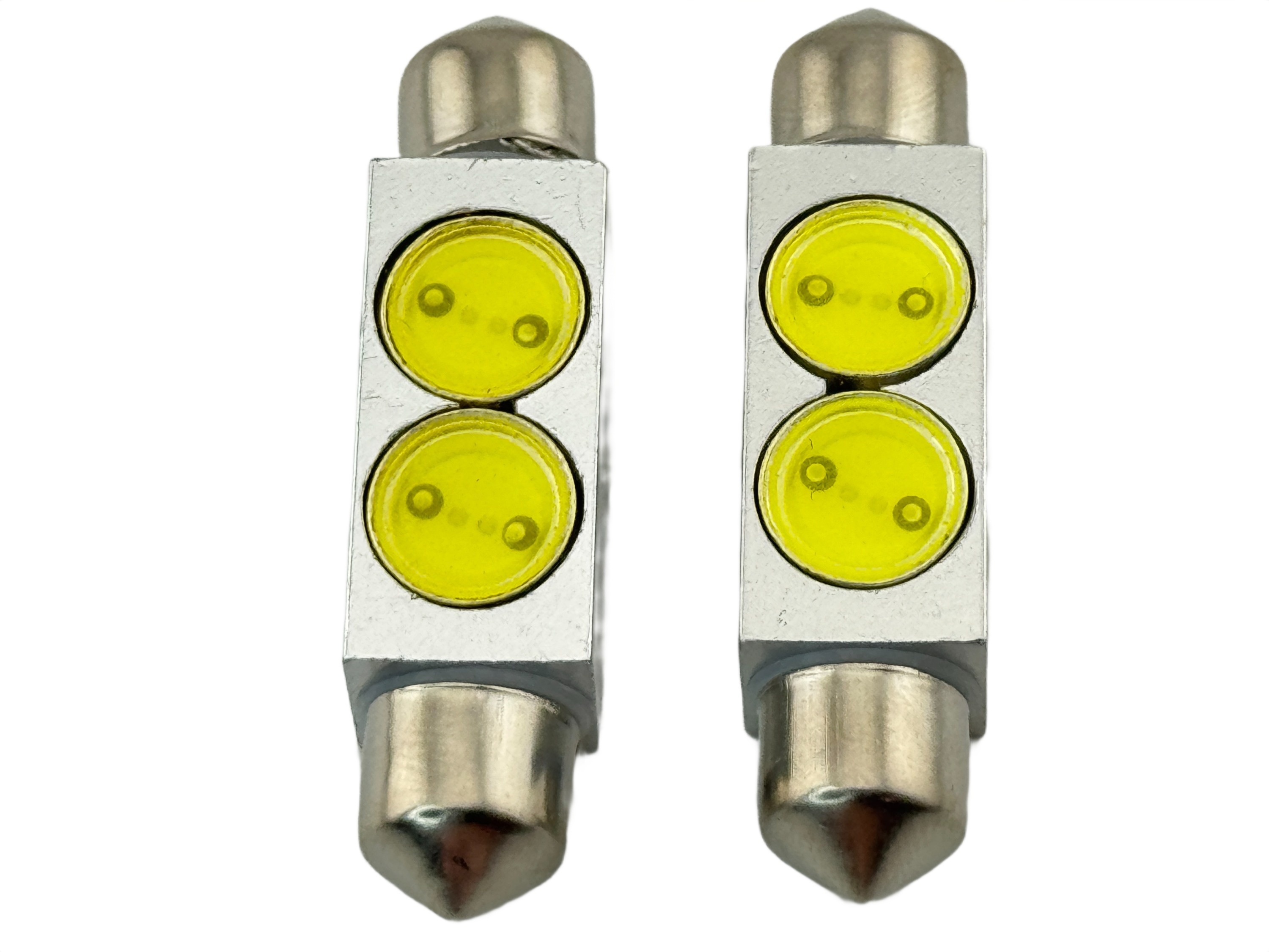 Rebaydo 2pcs 2 Watt LED Festoon Bulb 1-3/4" or 42mm