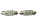 Rebaydo 2pcs Festoon Super Bright 6 LED Light 1-1/2 Inches or 36 mm