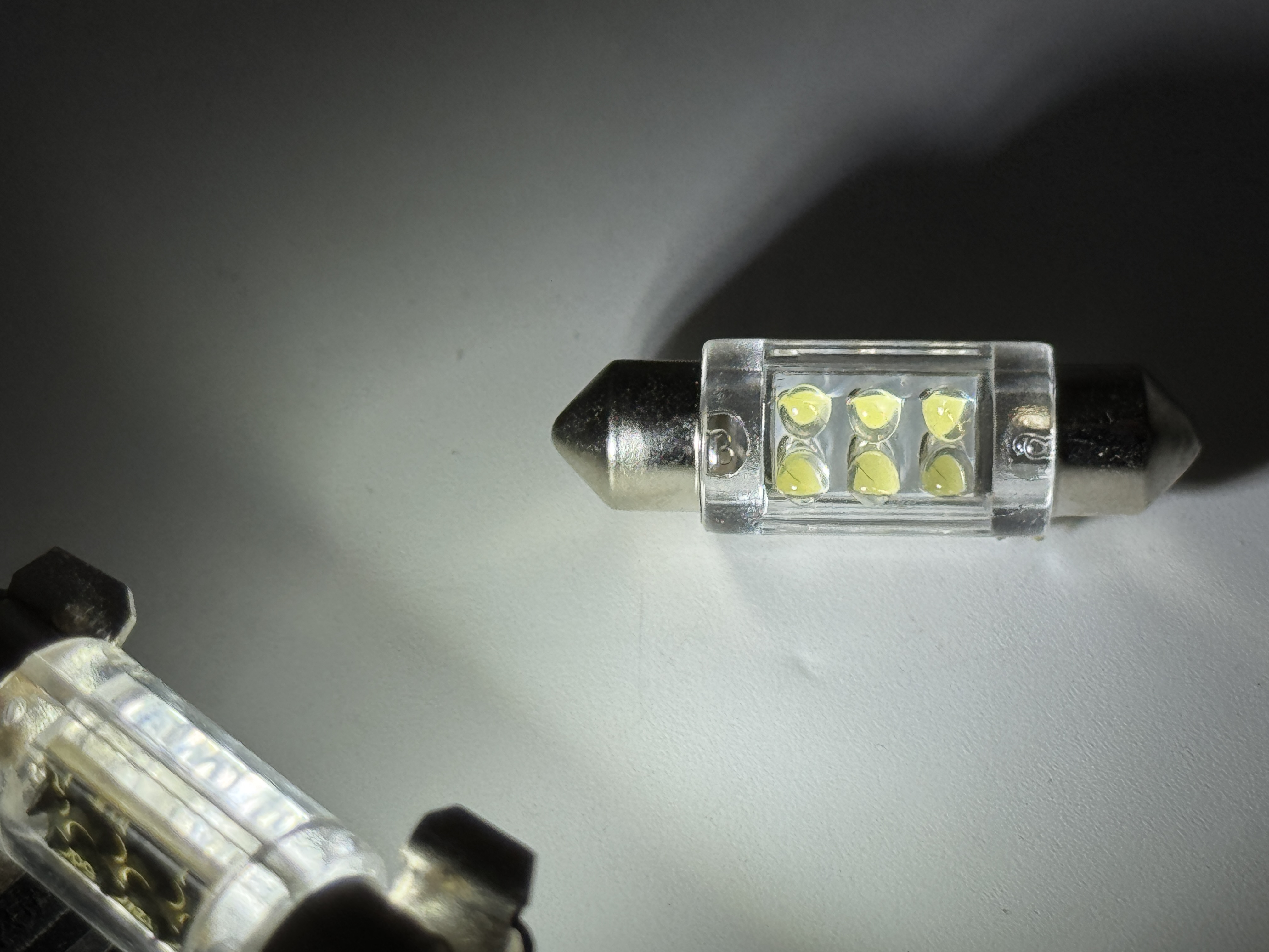 Rebaydo 2pcs Festoon Super Bright 6 LED Light 1-1/2 Inches or 36 mm
