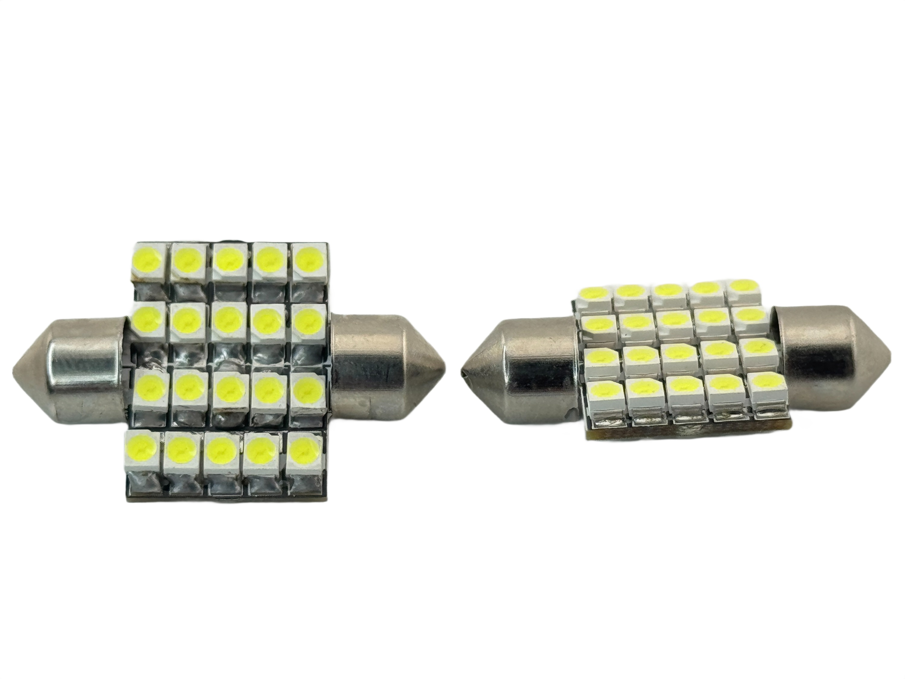 Rebaydo 2pcs LED Festoon Super Bright 1-1/4" or 33mm 20 SMD