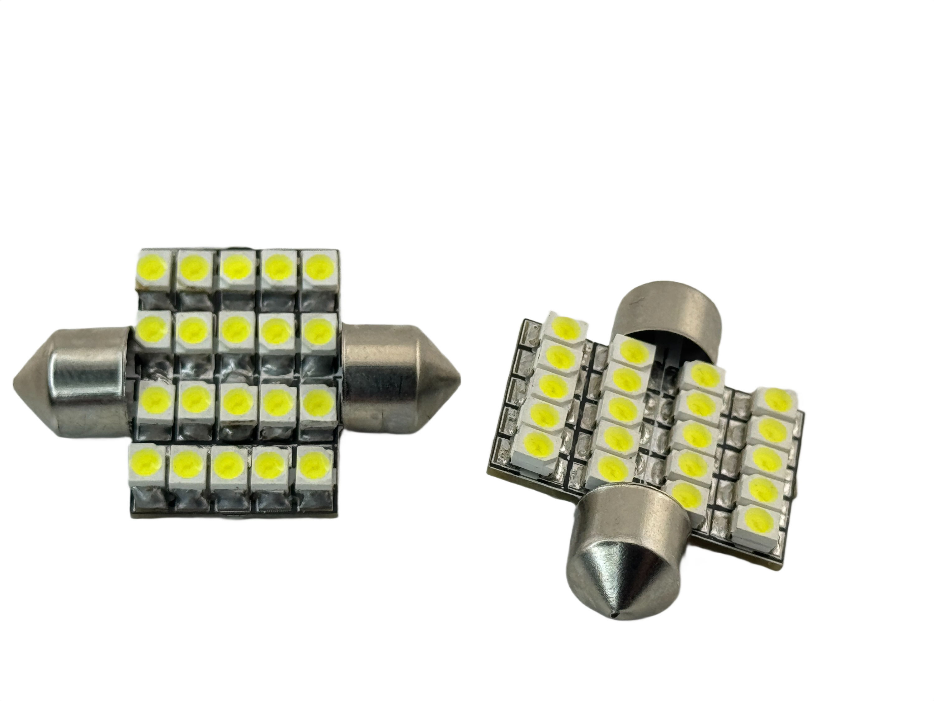 Rebaydo 2pcs LED Festoon Super Bright 1-1/4" or 33mm 20 SMD