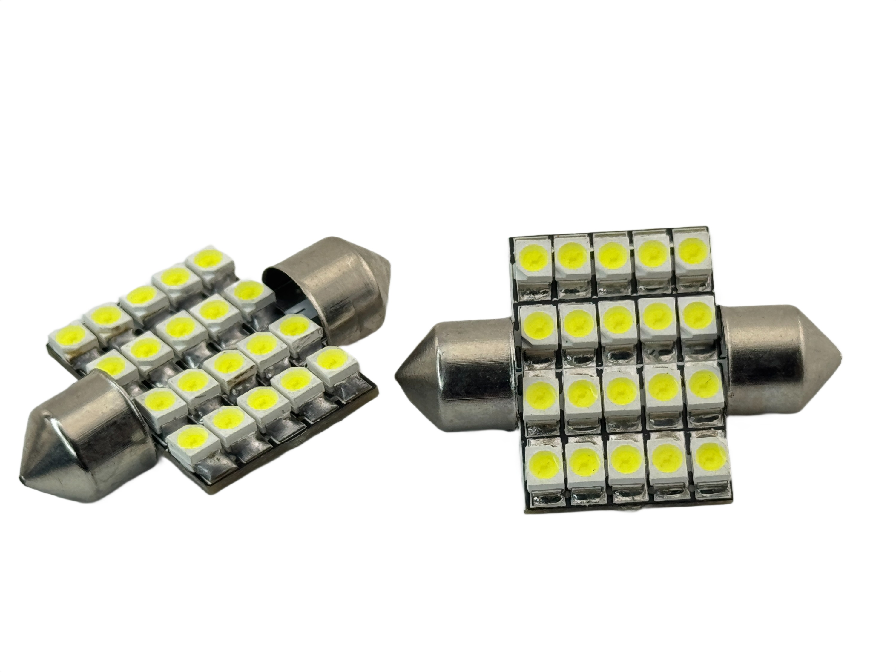 Rebaydo 2pcs LED Festoon Super Bright 1-1/4" or 33mm 20 SMD