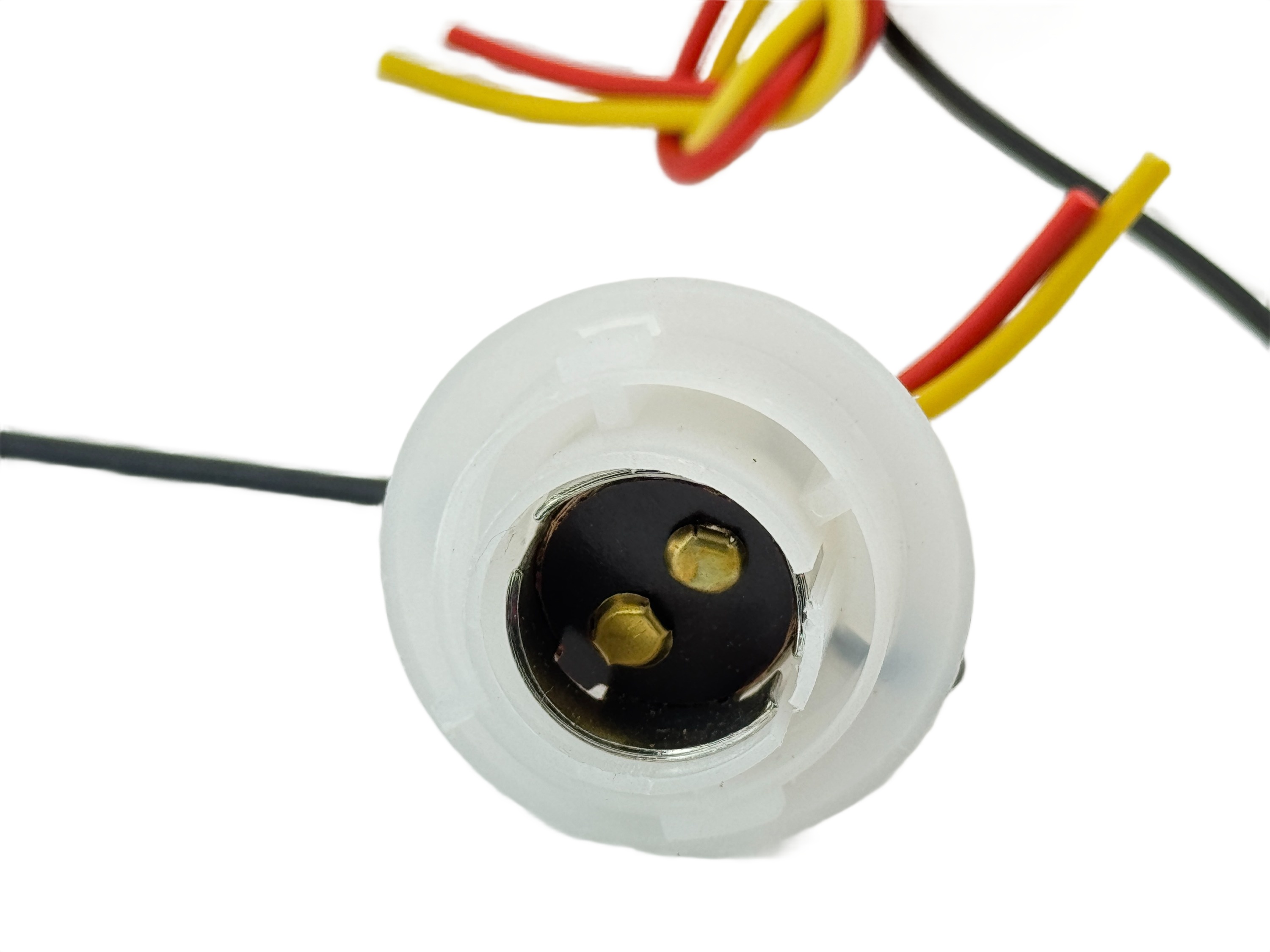 BA15D socket with 6 " wires product 12377