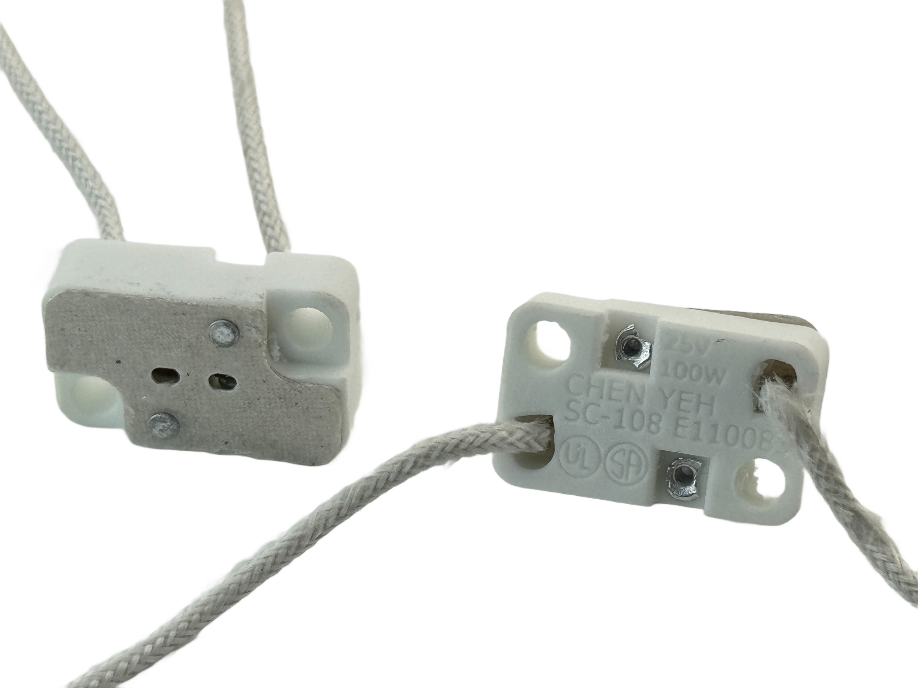 Rebaydo 2pcs G4 GU4 GU5.3 GY6.35 Bi-Pin Socket Surface Mount