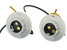 Rebaydo 2pcs BAY15D Plastic Socket with Wires for 1154/1157 Bulbs