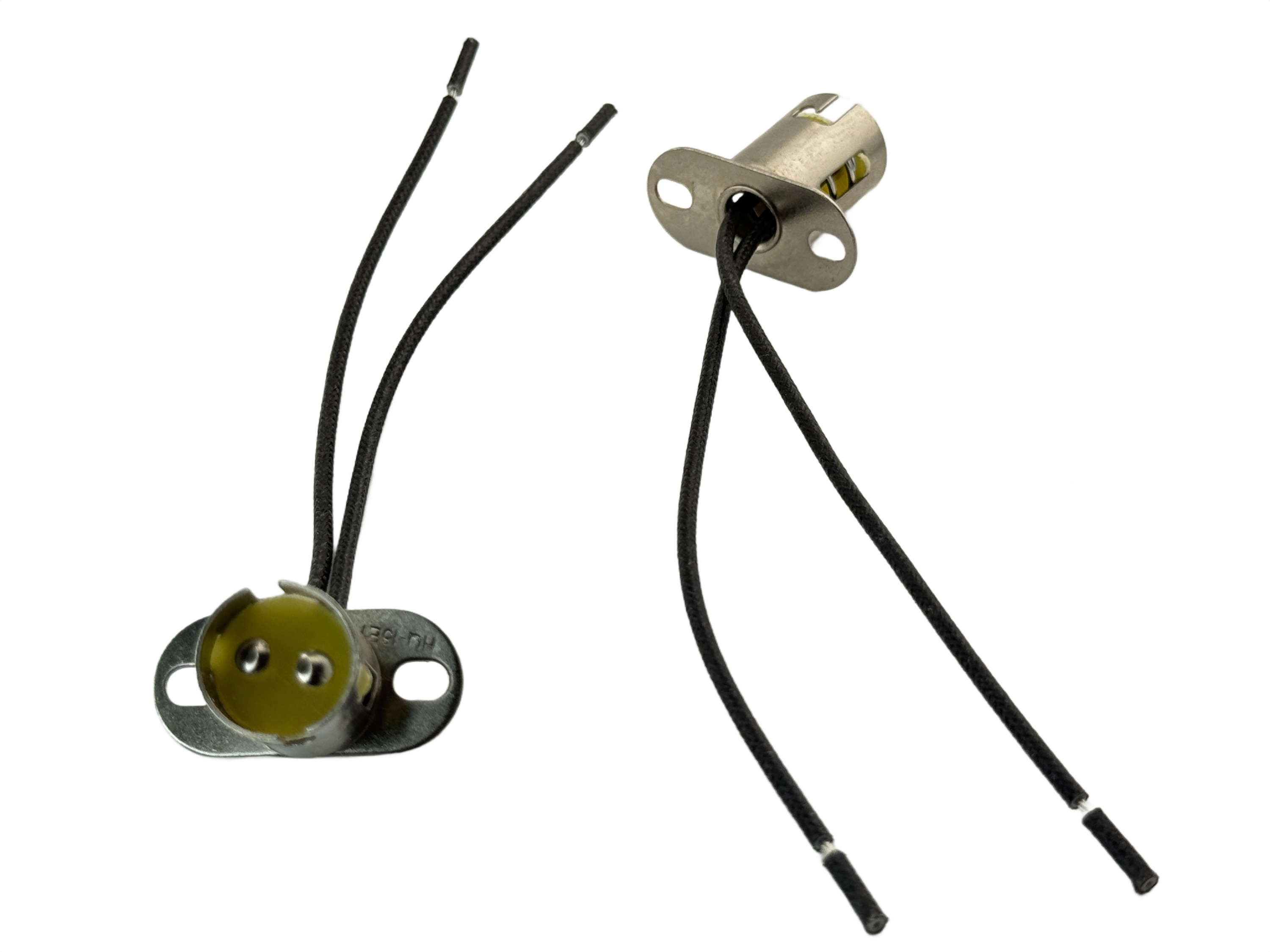 BA15D Female Socket Surface Mount Stand and Wires product 94788