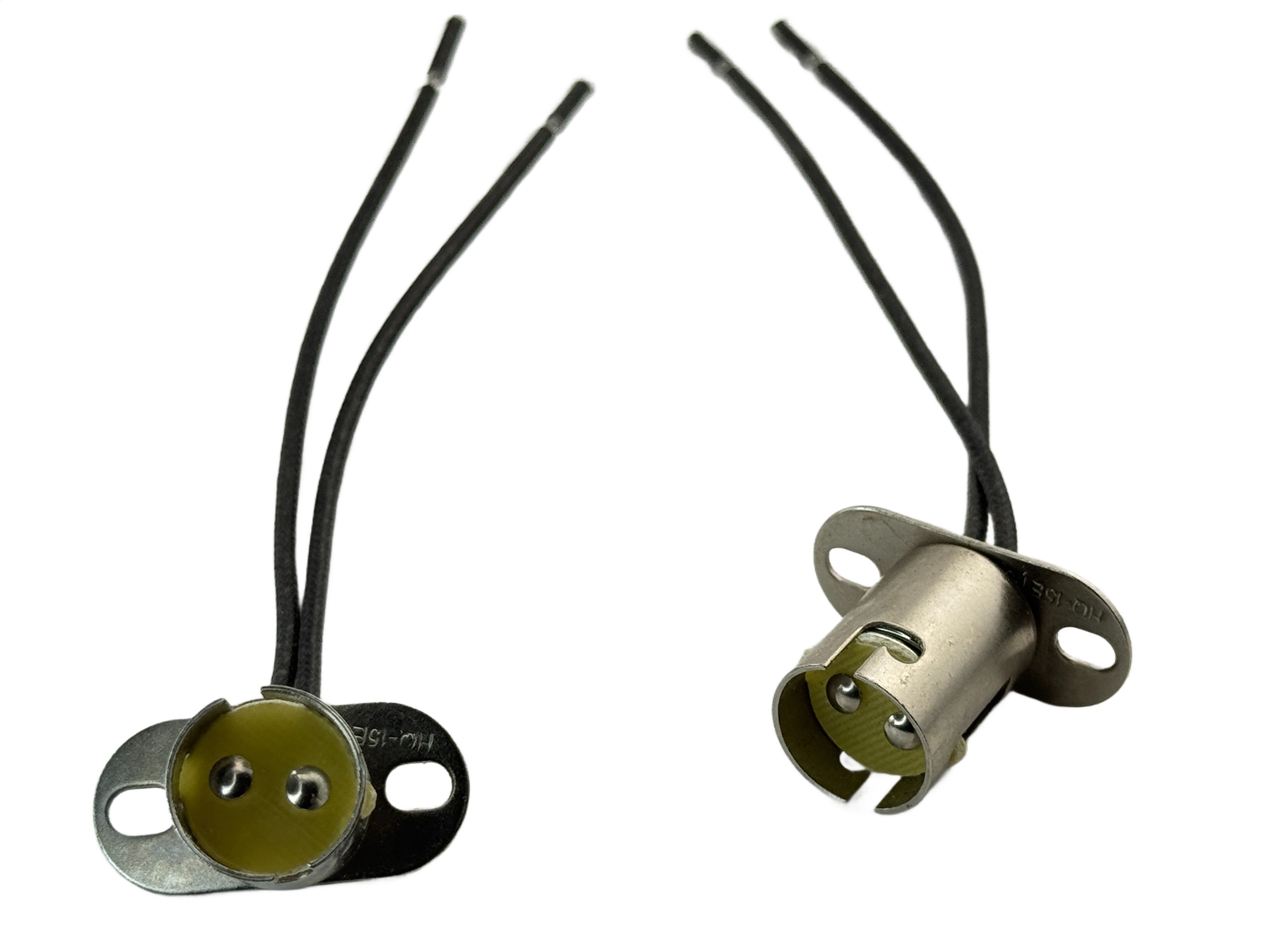 BA15D Female Socket Surface Mount Stand and Wires product 94788