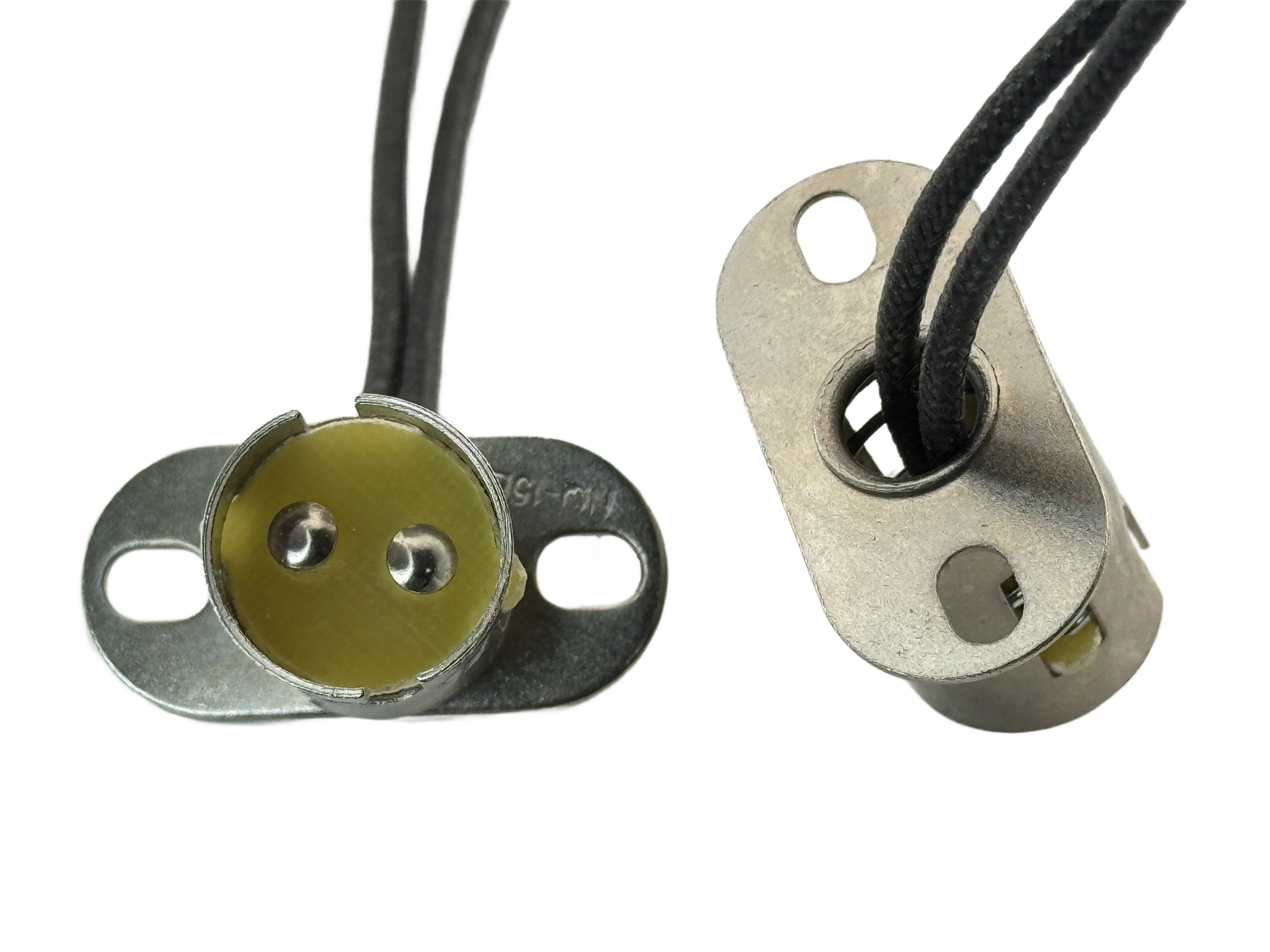 BA15D Female Socket Surface Mount Stand and Wires product 94788