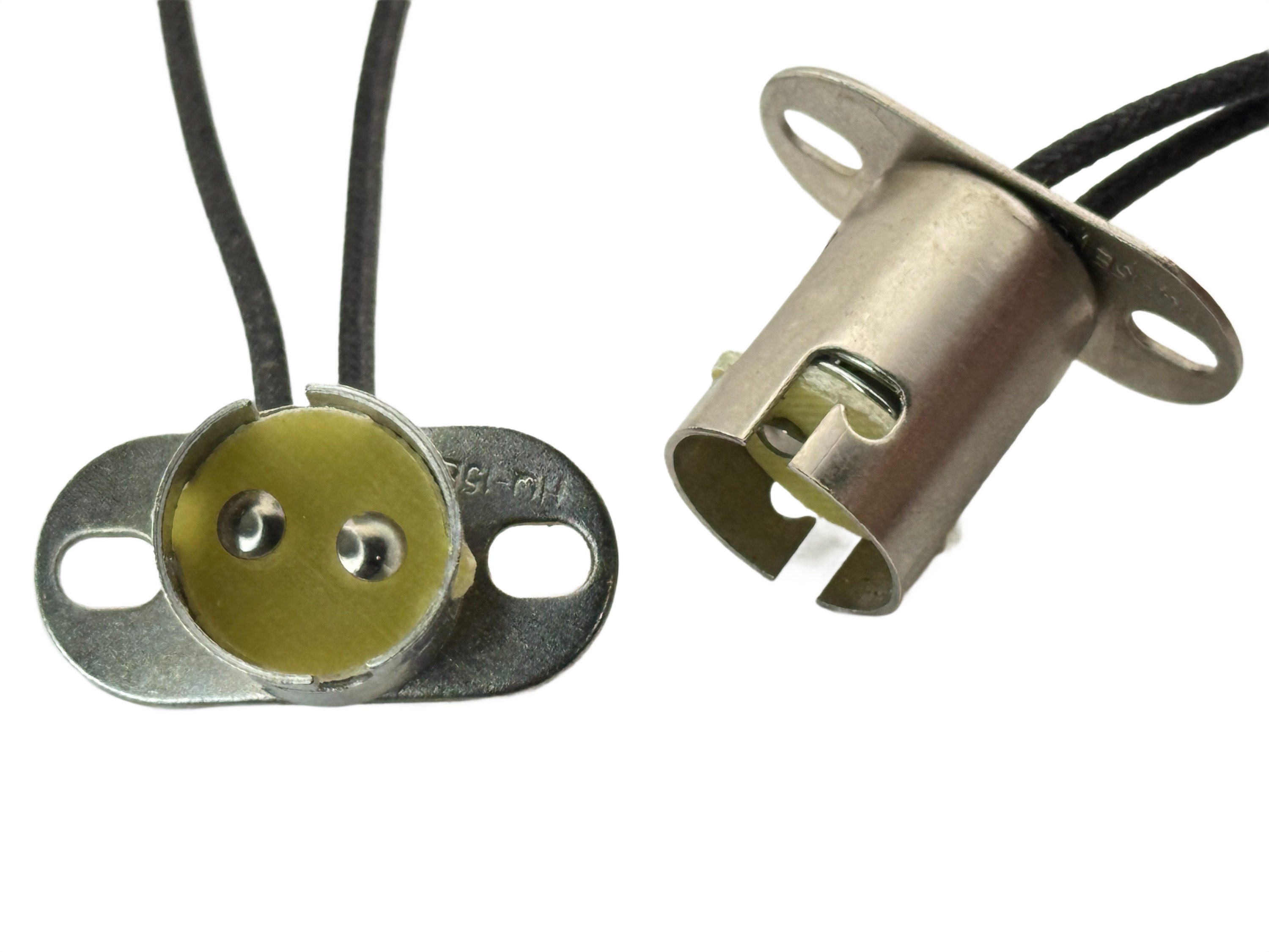 BA15D Female Socket Surface Mount Stand and Wires product 94788