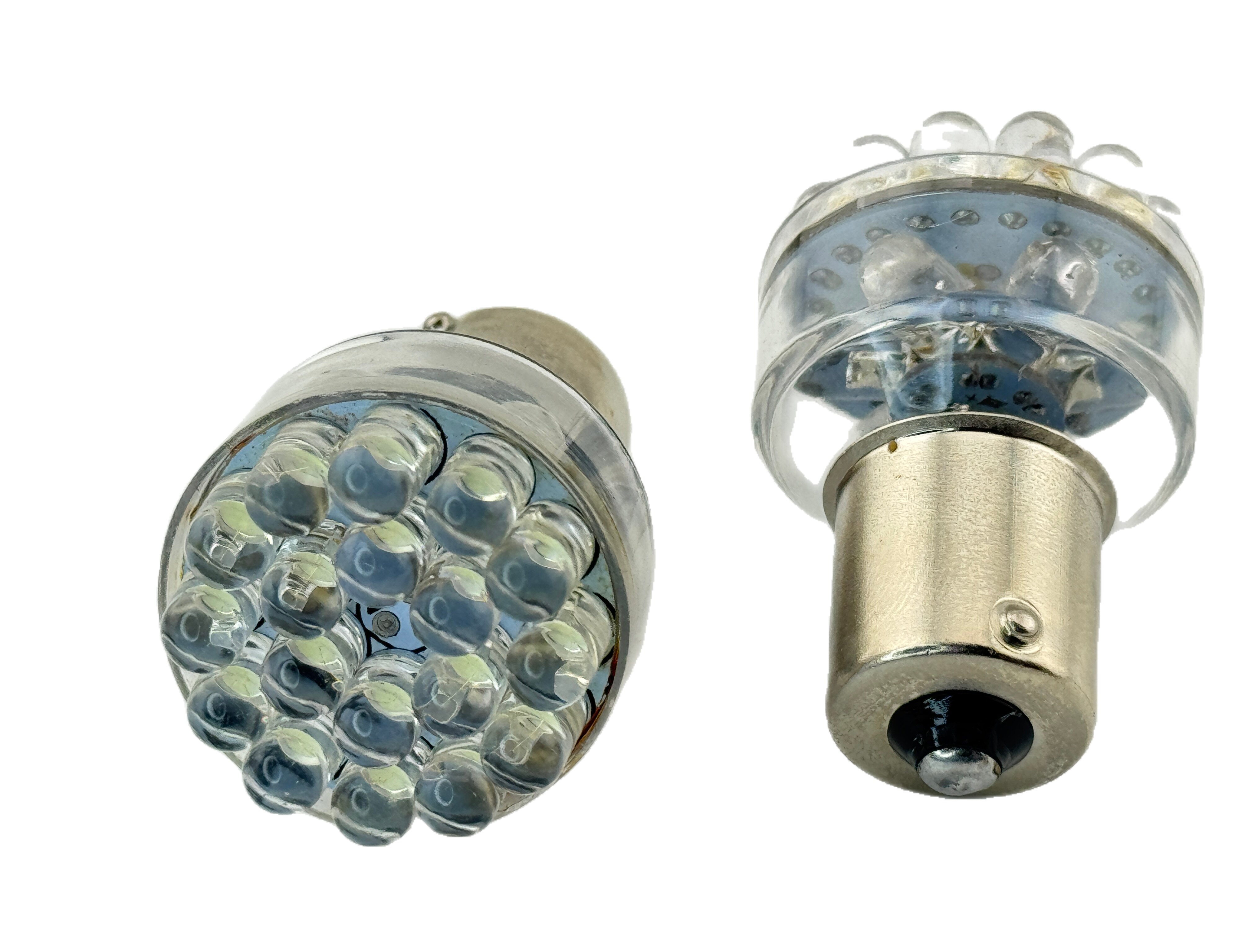 Rebaydo 2pcs S25 1129 1156 LED Bulb 6V AC or DC Single Filament