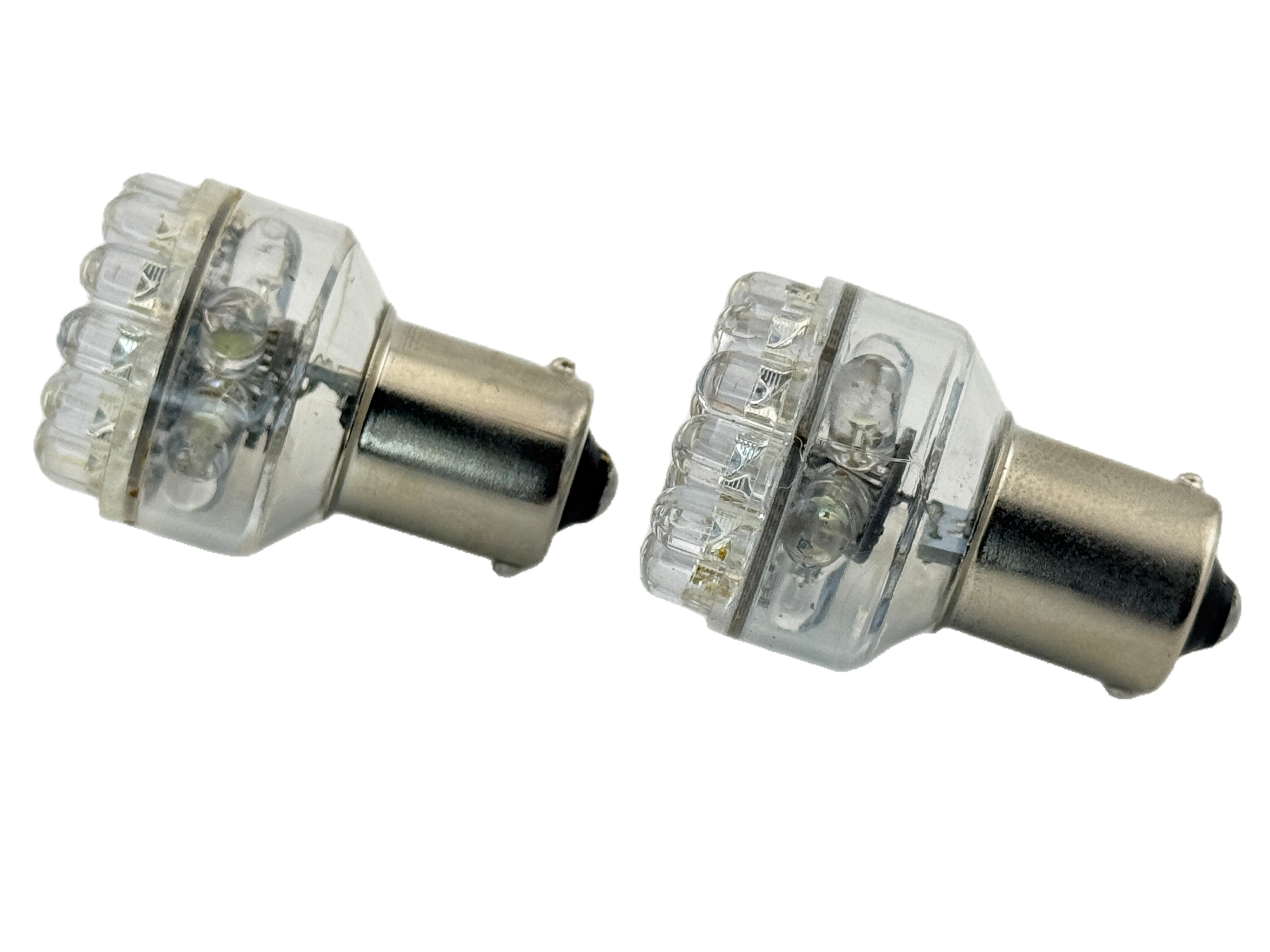 Rebaydo 2pcs S25 1129 1156 LED Bulb 6V AC or DC Single Filament