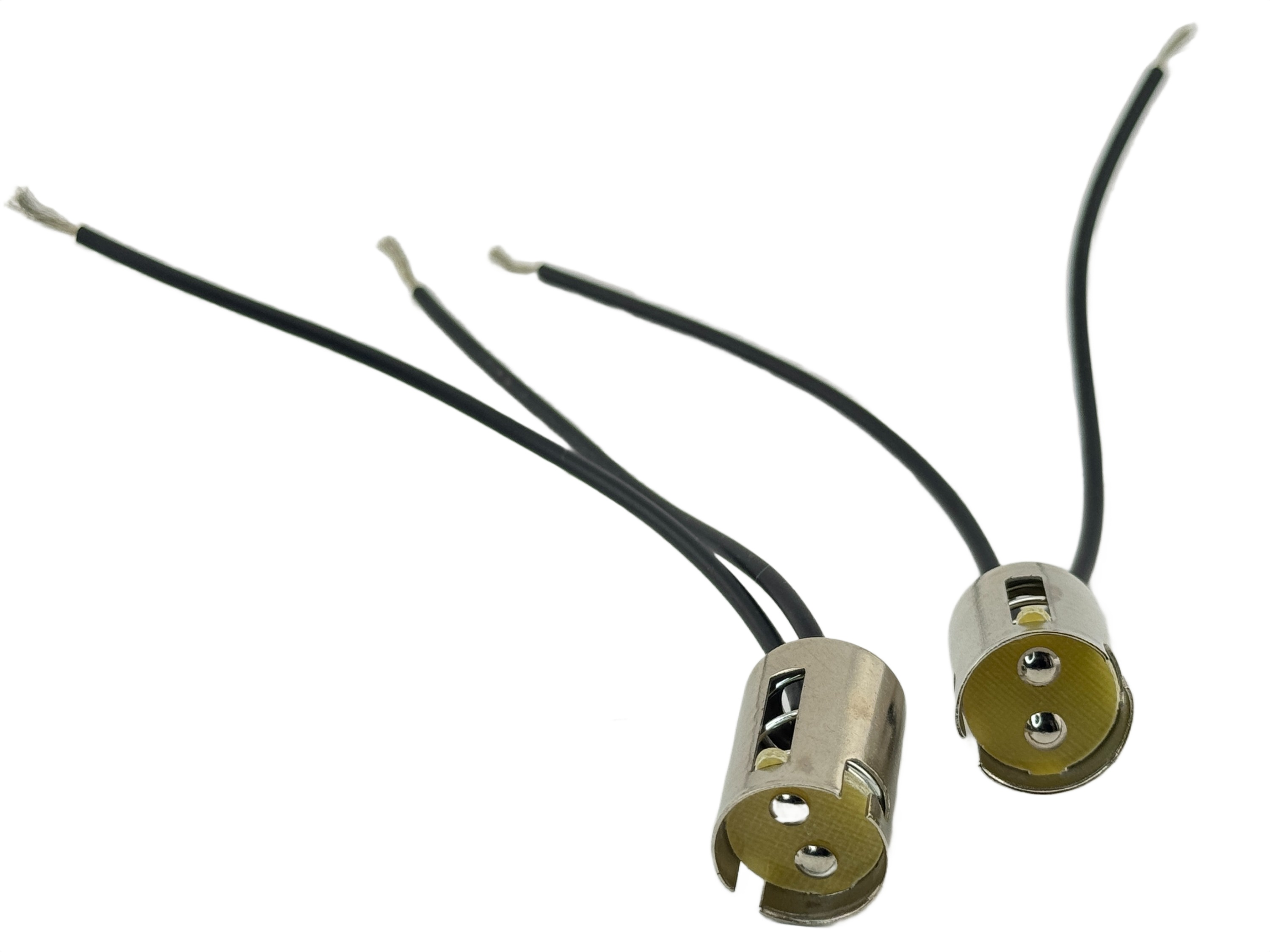 Rebaydo 2pcs BAY15D Socket with Wires