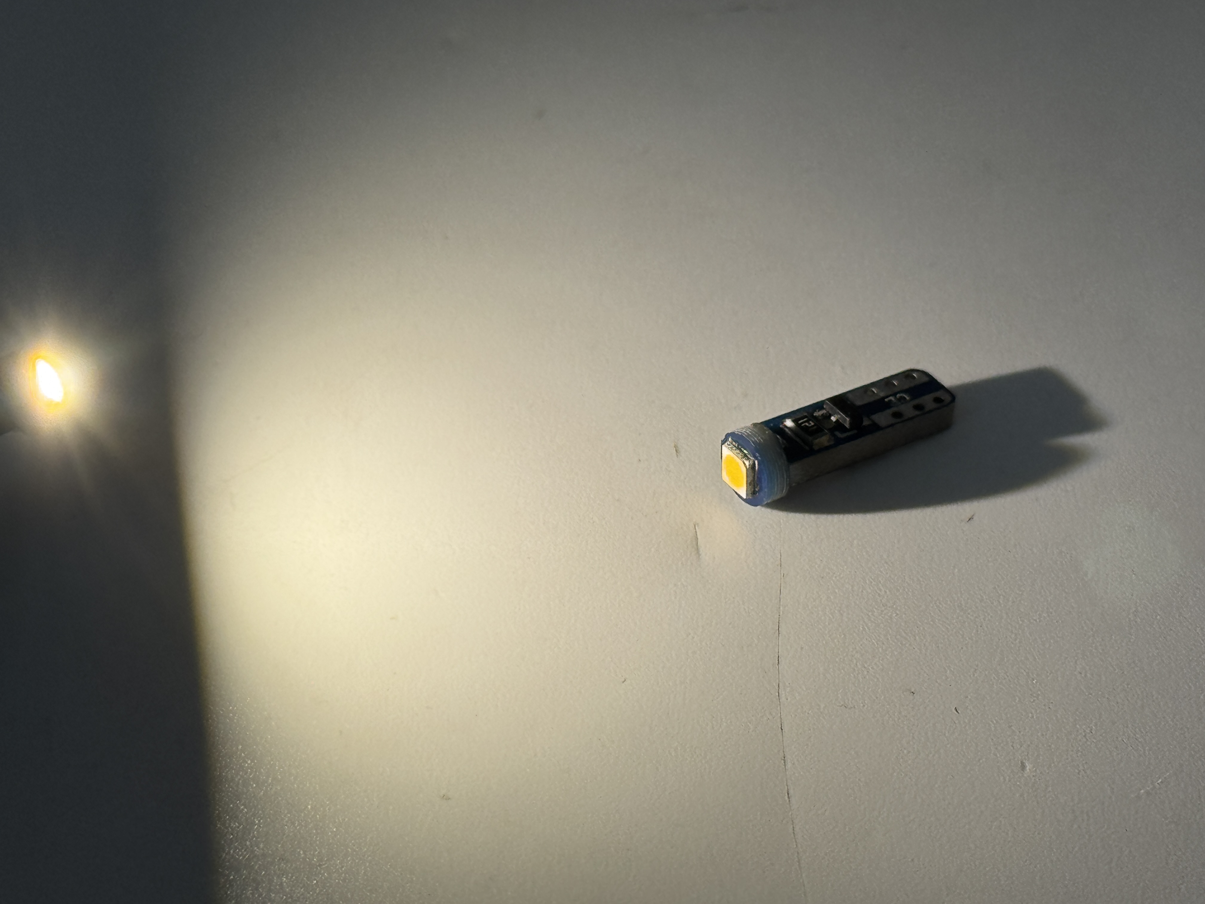 74 LED Bulb Wedge T5 3030 SMD LED 12 Volt AC No Polarity product 64778