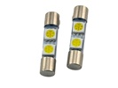 Rebaydo 2pcs T6 2 SMD Bulb LED 28mm 12 VDC